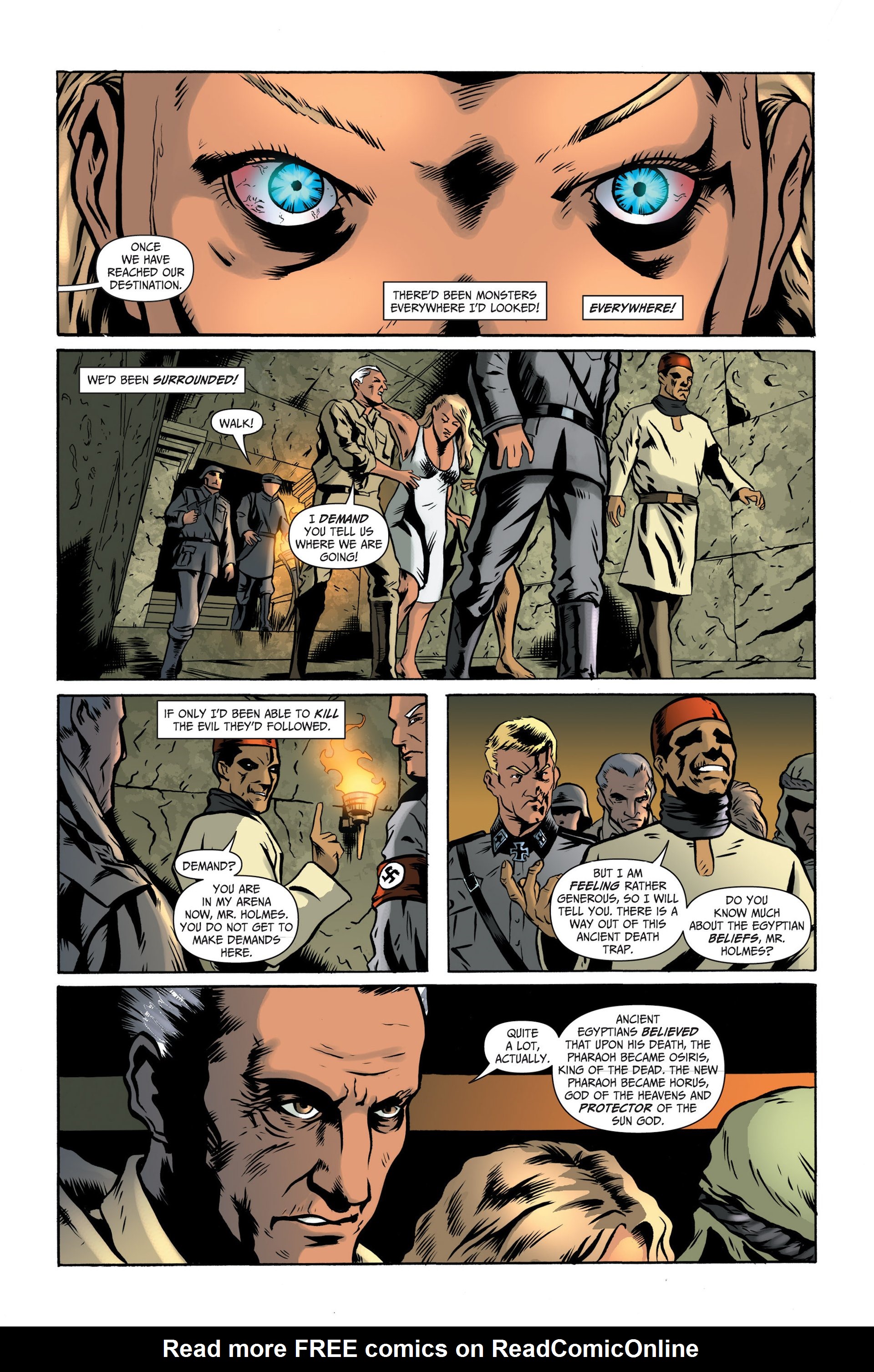 Read online Domino Lady/Sherlock Holmes comic -  Issue #2 - 9
