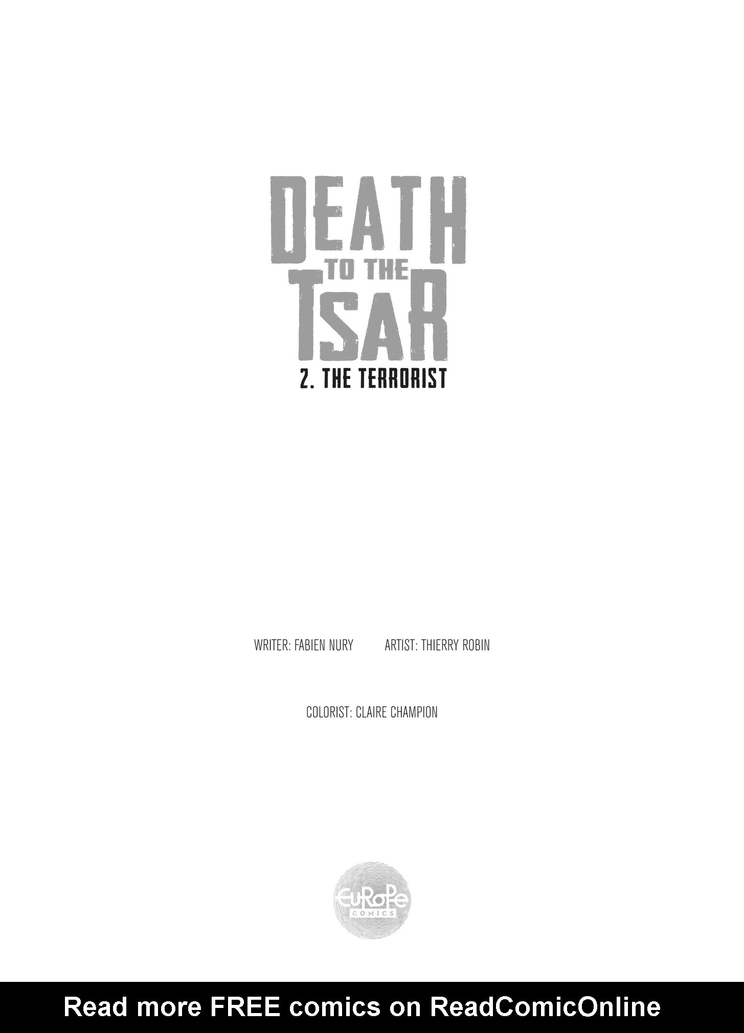 Read online Death To the Tsar comic -  Issue #2 - 2