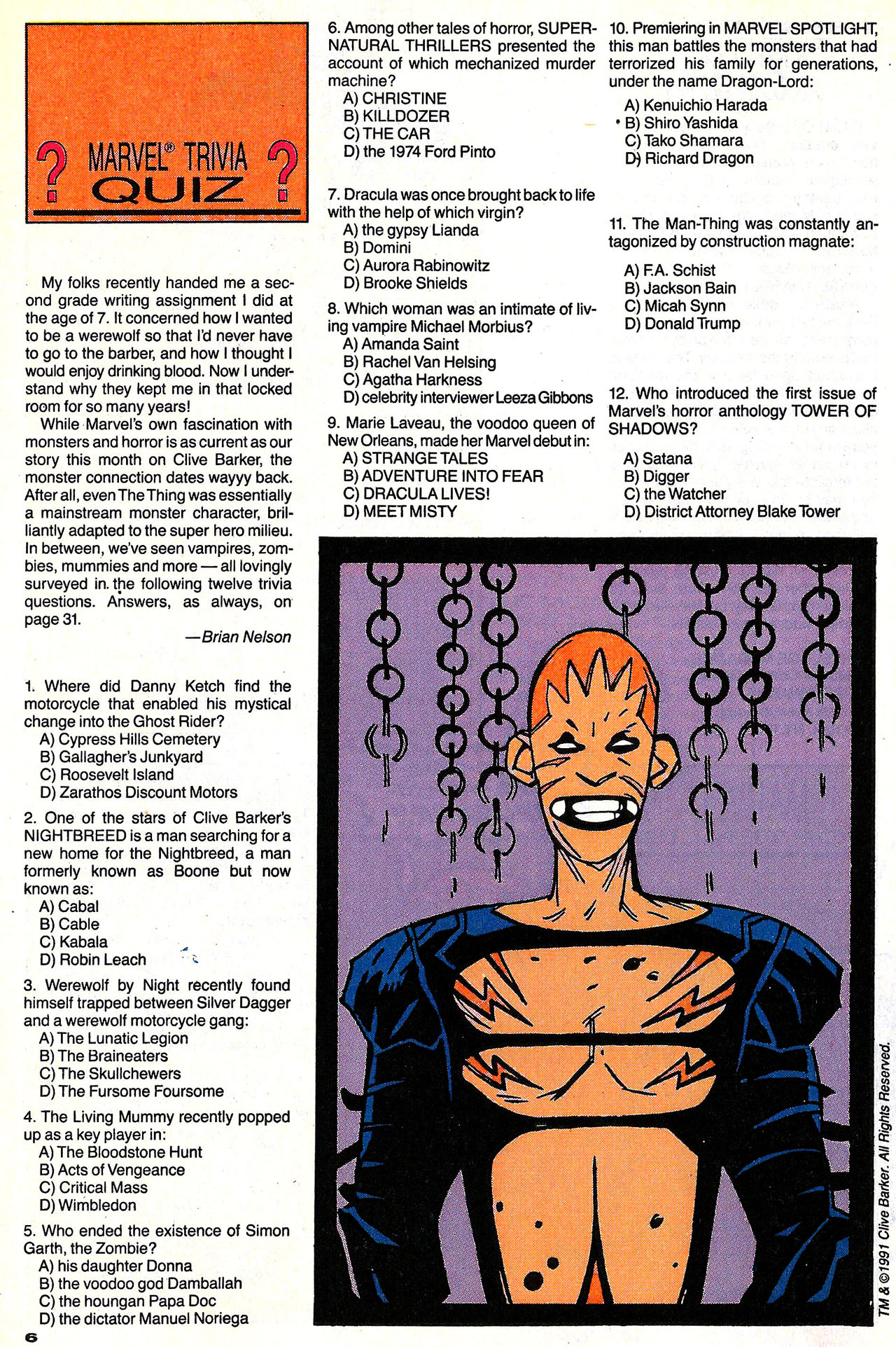 Read online Marvel Age comic -  Issue #107 - 8