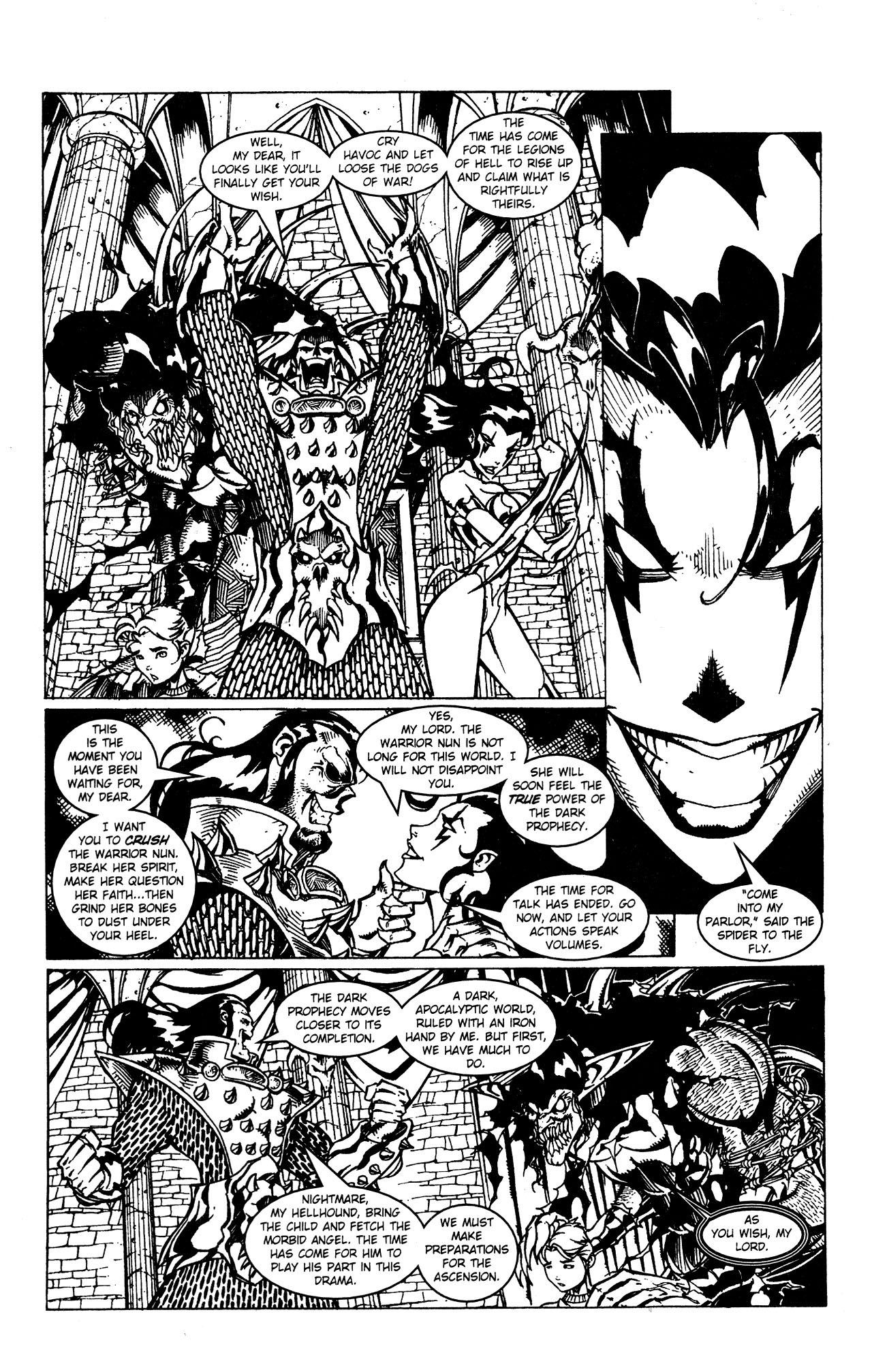 Read online Razor and Warrior Nun Areala: Dark Prophecy comic -  Issue #3 - 6