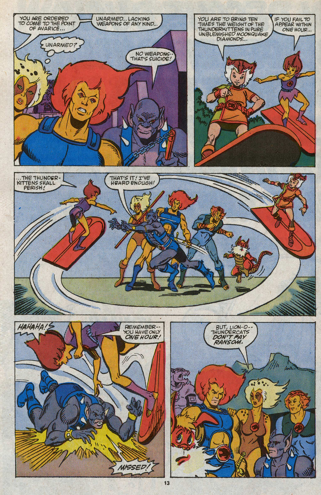 Read online ThunderCats (1985) comic -  Issue #22 - 21