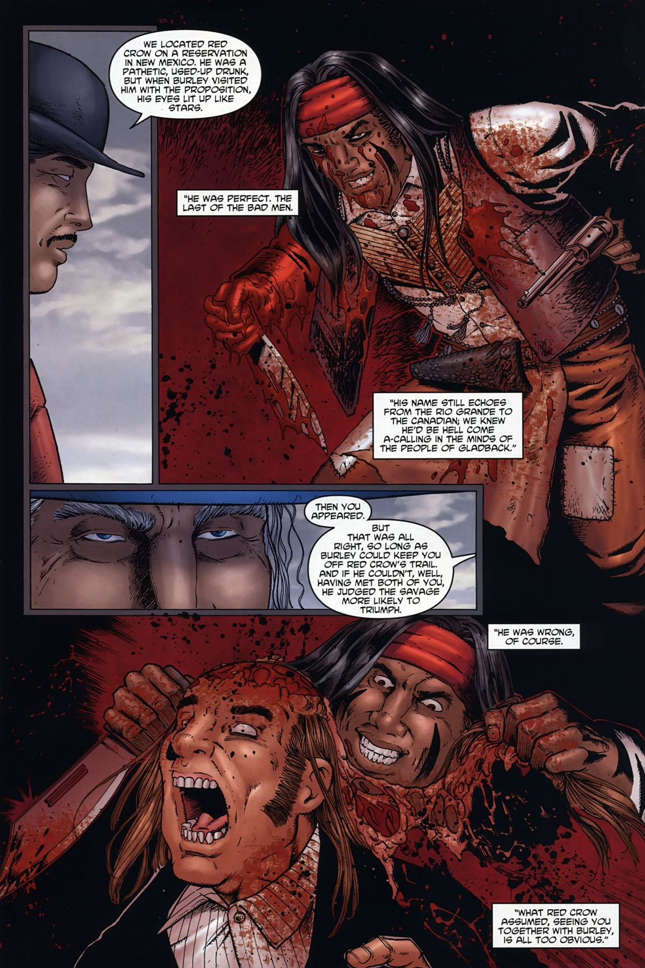 Read online Garth Ennis' Streets of Glory comic -  Issue #6 - 7