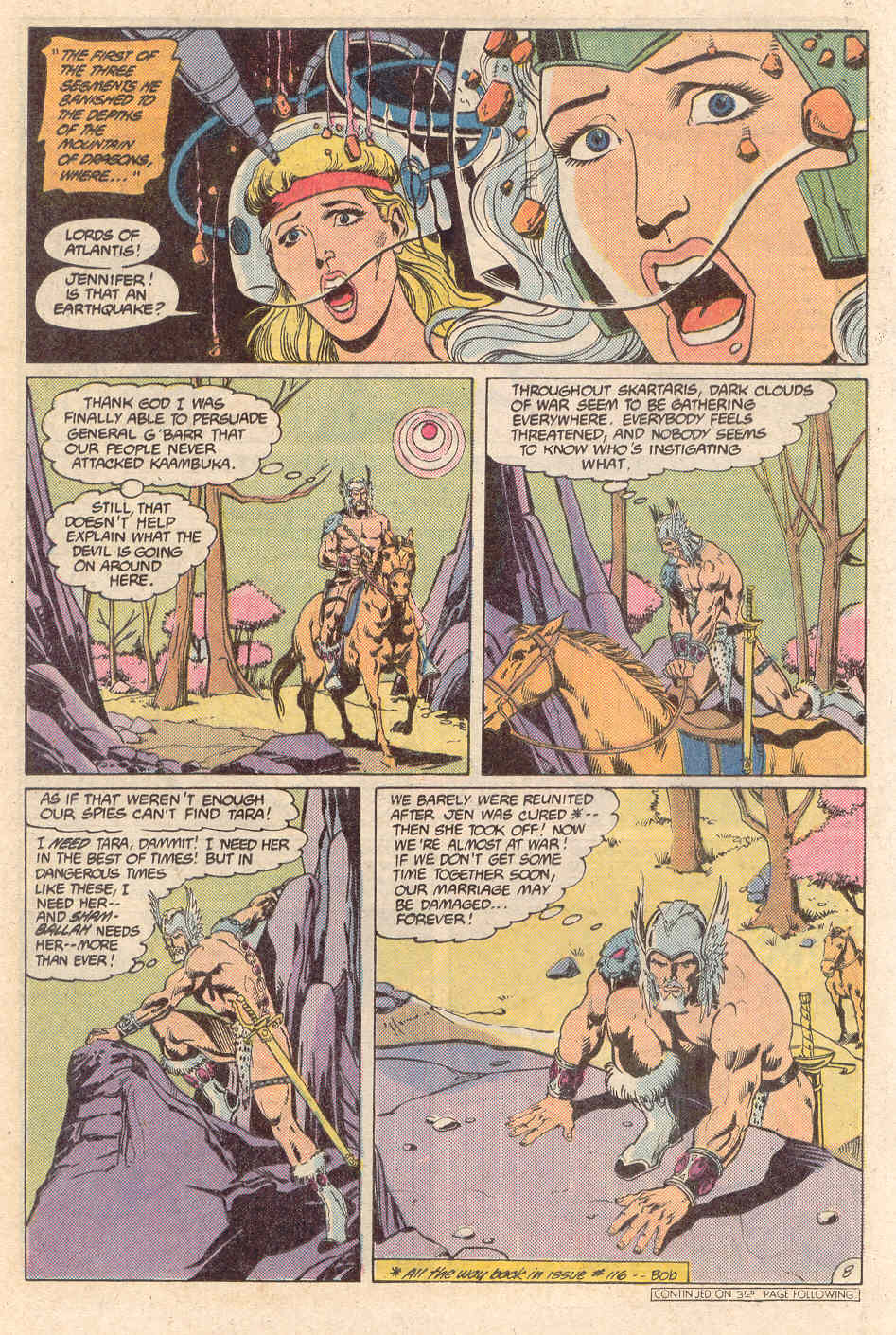 Read online Warlord (1976) comic -  Issue #121 - 8