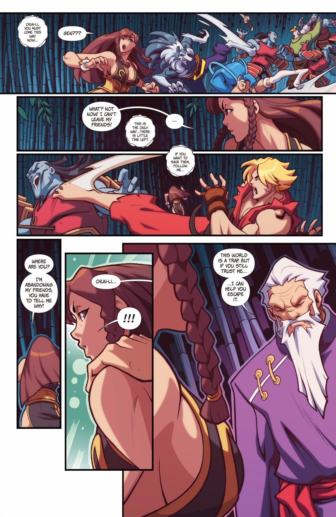 Read online Street Fighter VS Darkstalkers comic -  Issue #5 - 10