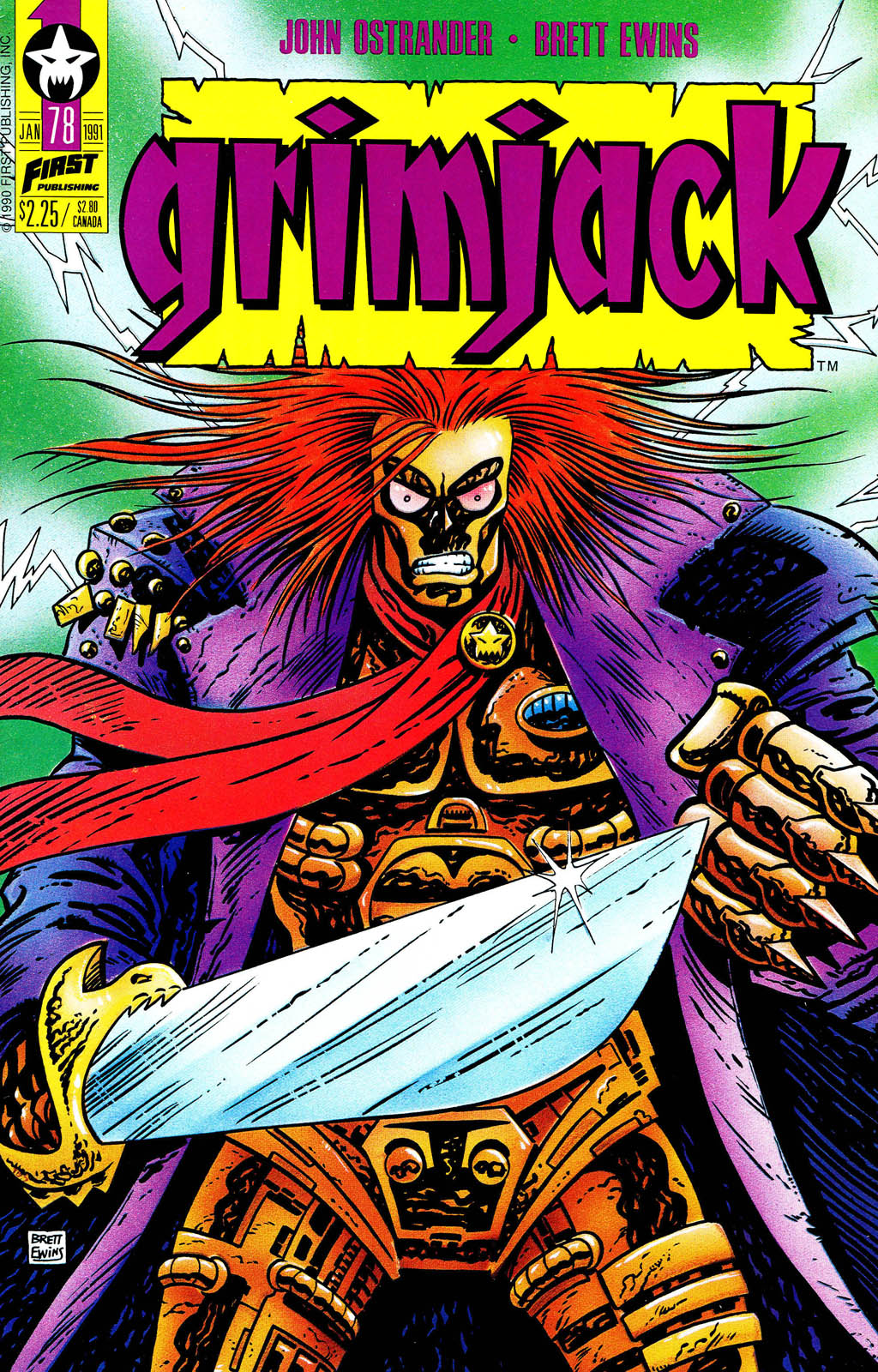 Read online Grimjack comic -  Issue #78 - 1
