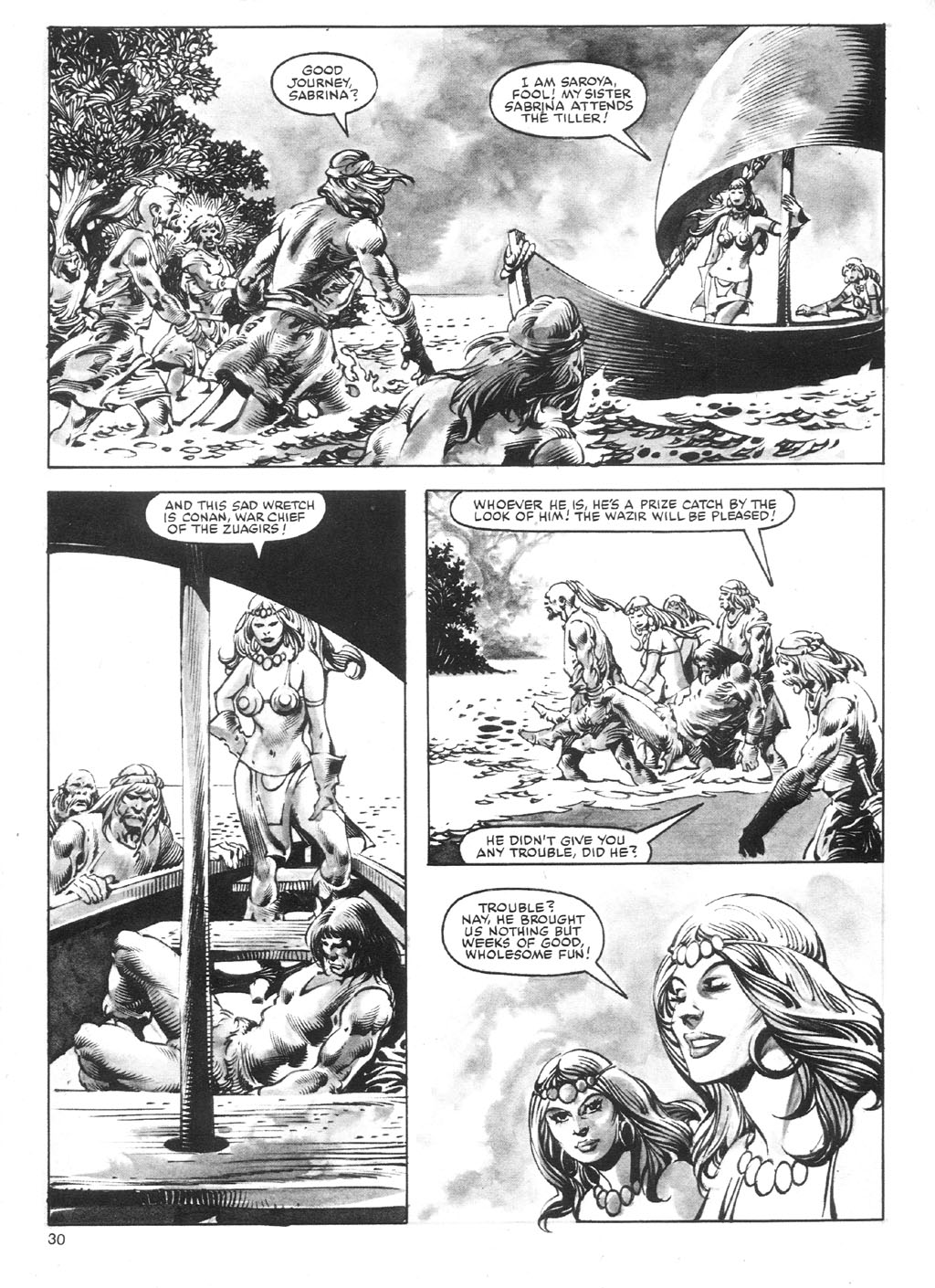 Read online The Savage Sword Of Conan comic -  Issue #88 - 30
