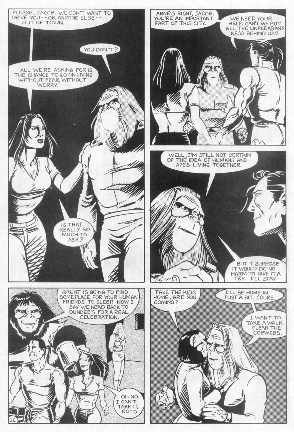 Read online Planet of the Apes (1990) comic -  Issue #24 - 29