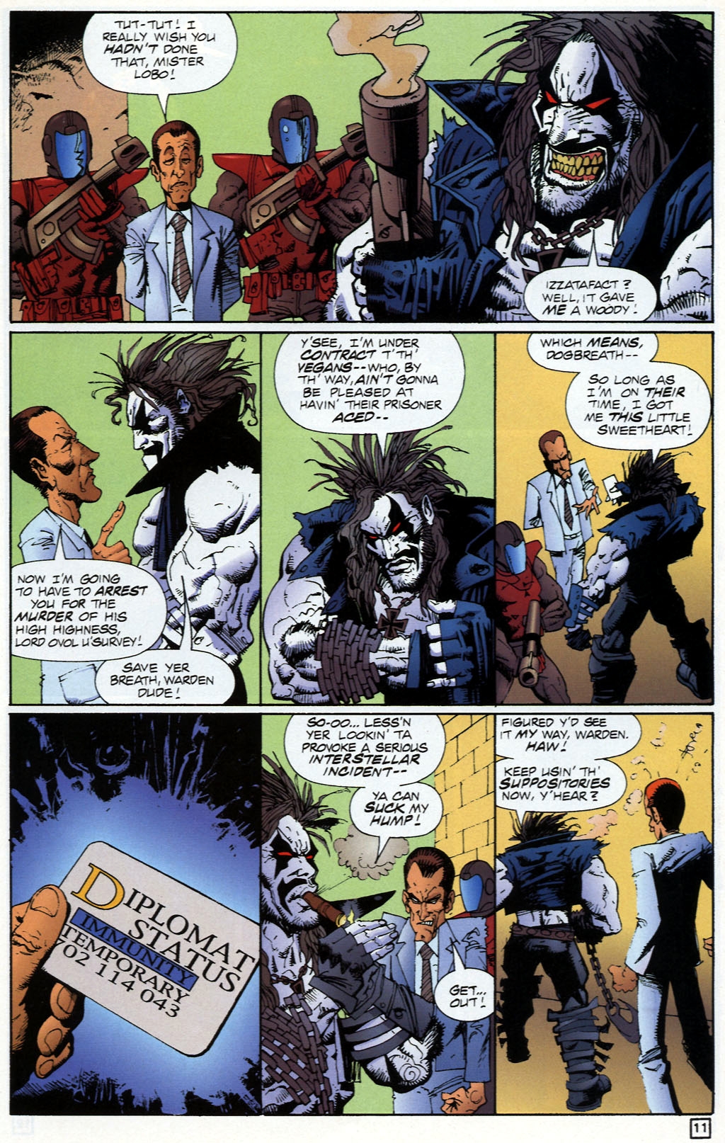 Read online Lobo: Death and Taxes comic -  Issue #1 - 12