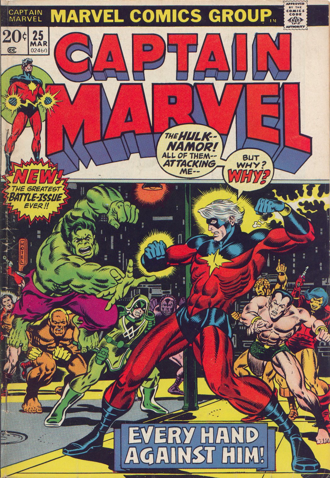 Captain marvel comic
