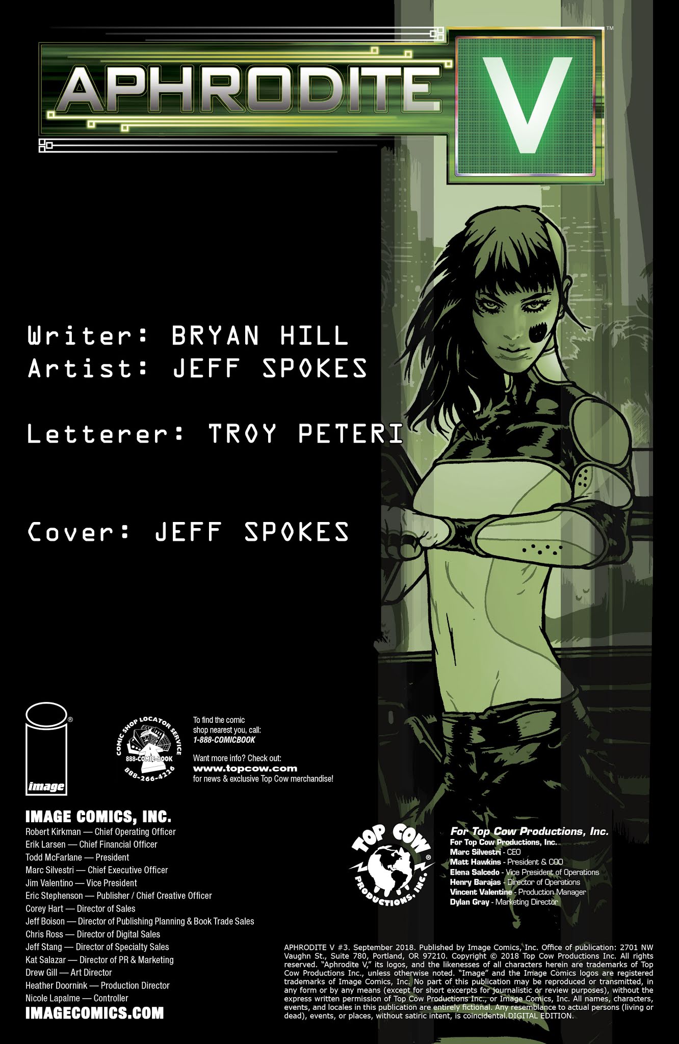 Read online Aphrodite V comic -  Issue #3 - 2