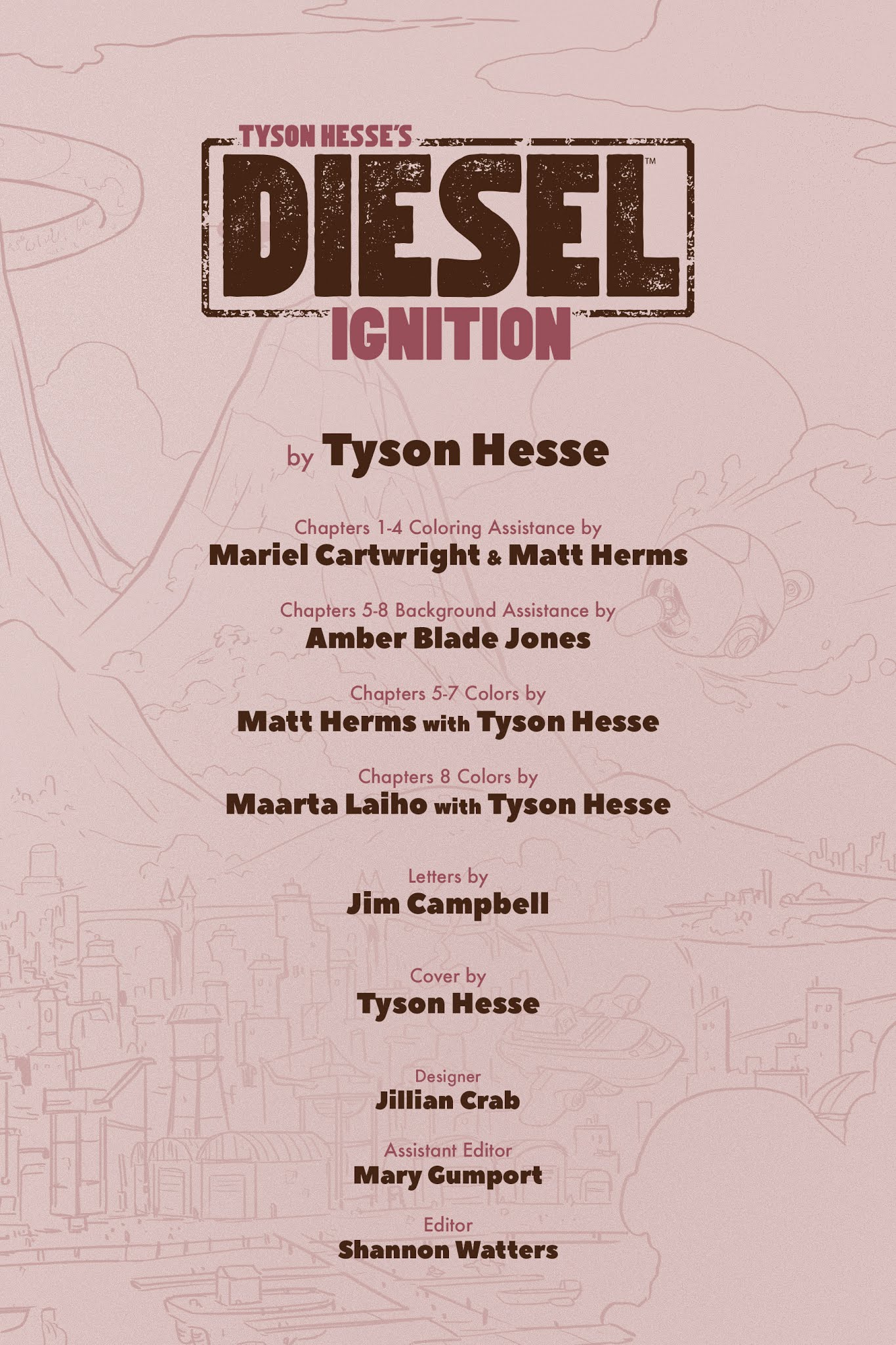 Read online Tyson Hesse's Diesel: Ignition comic -  Issue # TPB (Part 1) - 5