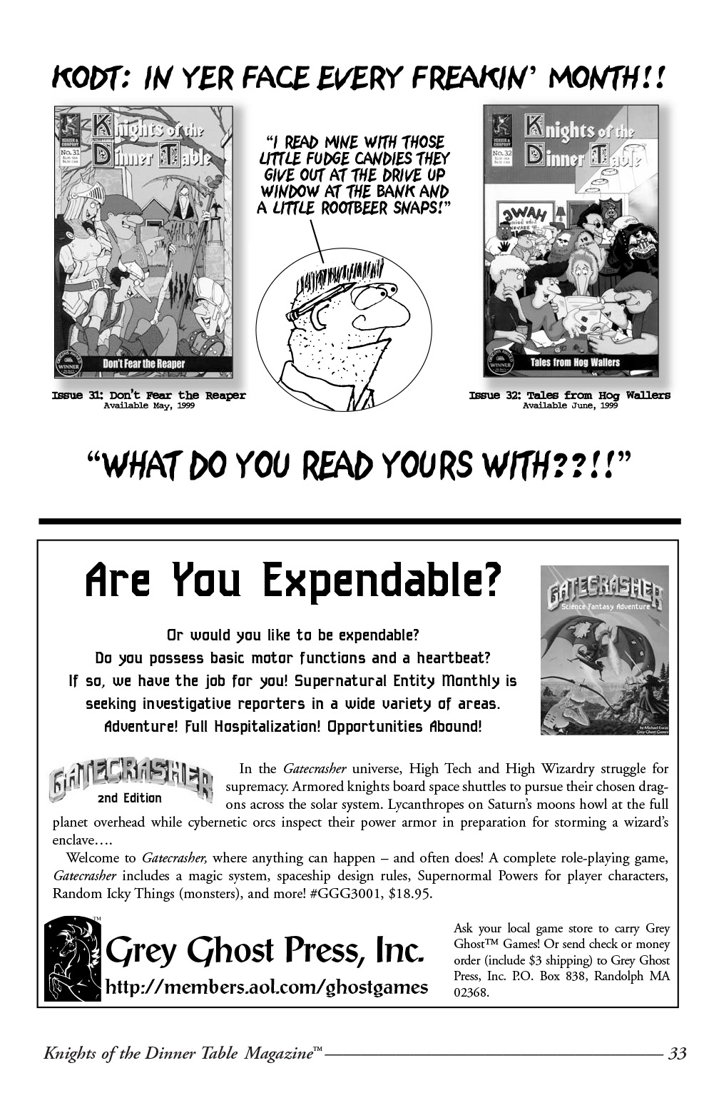 Read online Knights of the Dinner Table comic -  Issue #30 - 35