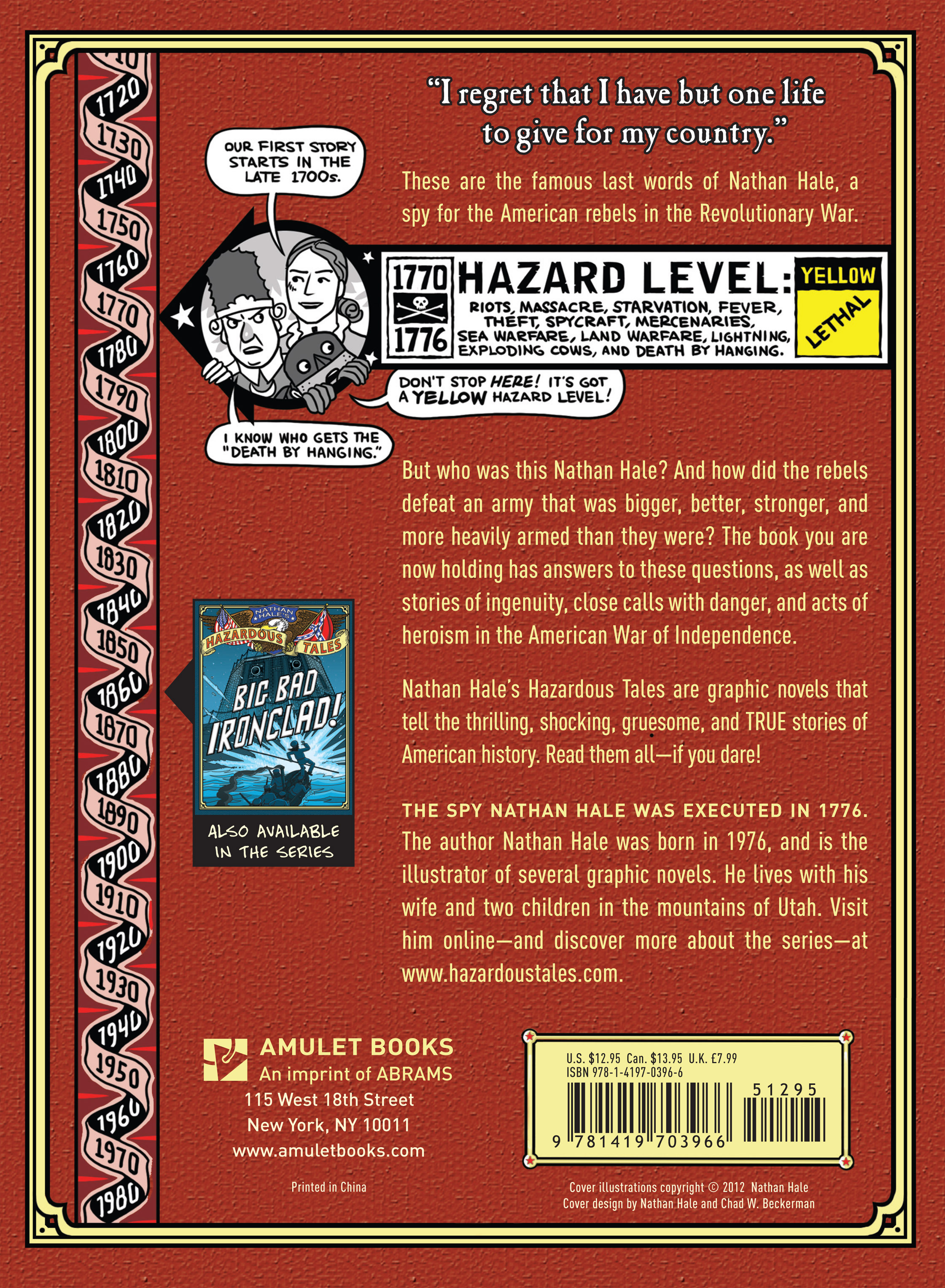 Read online Nathan Hale's Hazardous Tales comic -  Issue # TPB 1 - 131