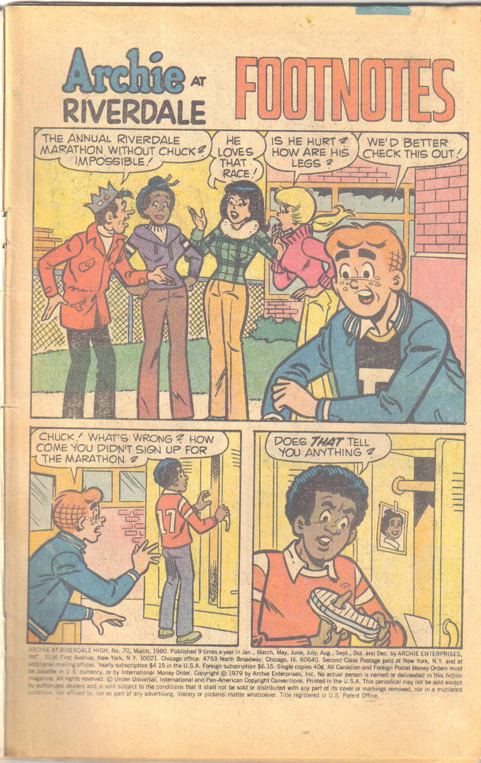 Read online Archie at Riverdale High (1972) comic -  Issue #70 - 3