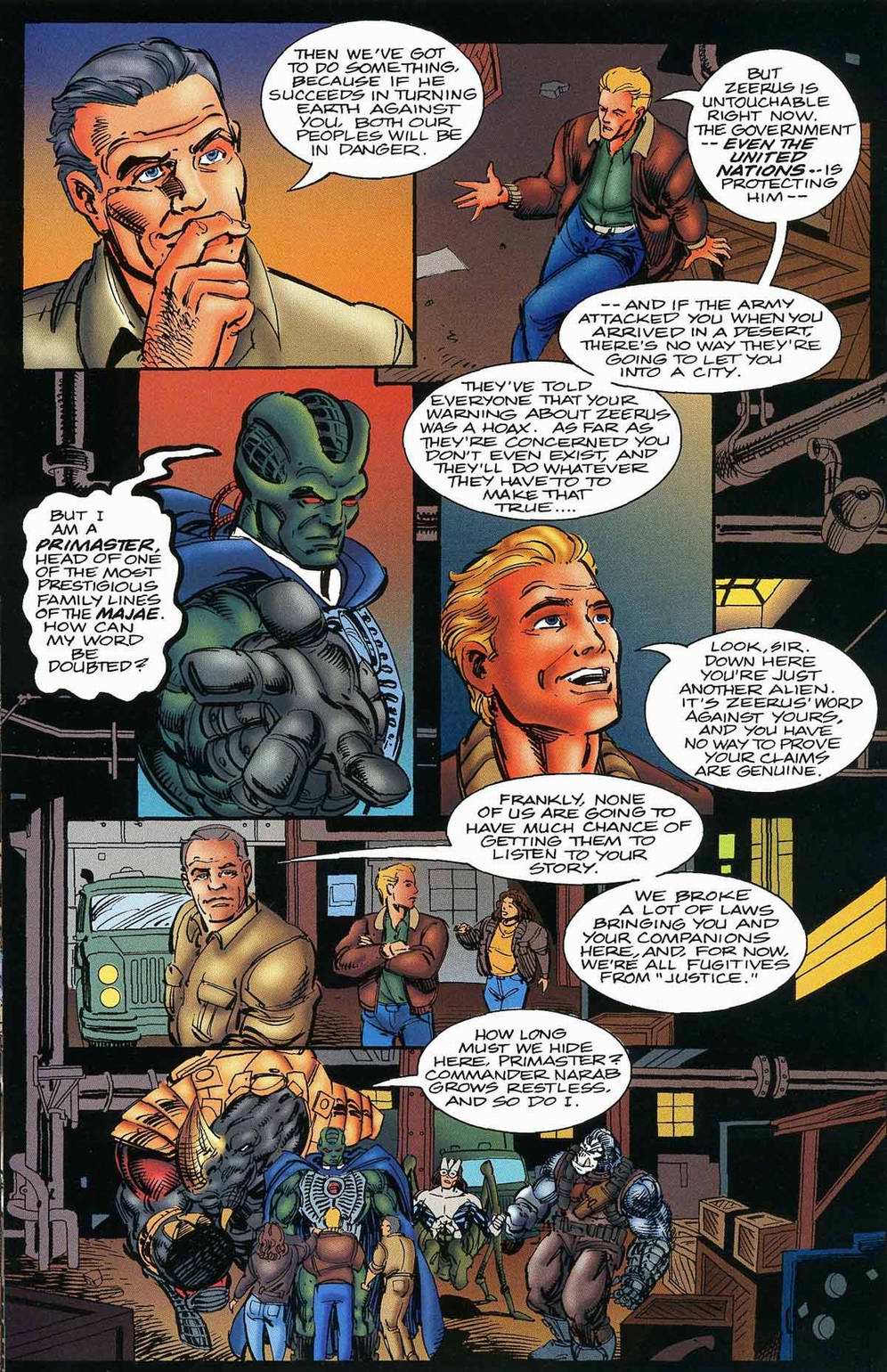 Read online Leonard Nimoy's Primortals (1995) comic -  Issue #11 - 17