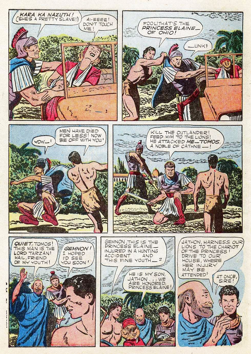 Read online Tarzan (1948) comic -  Issue #21 - 10