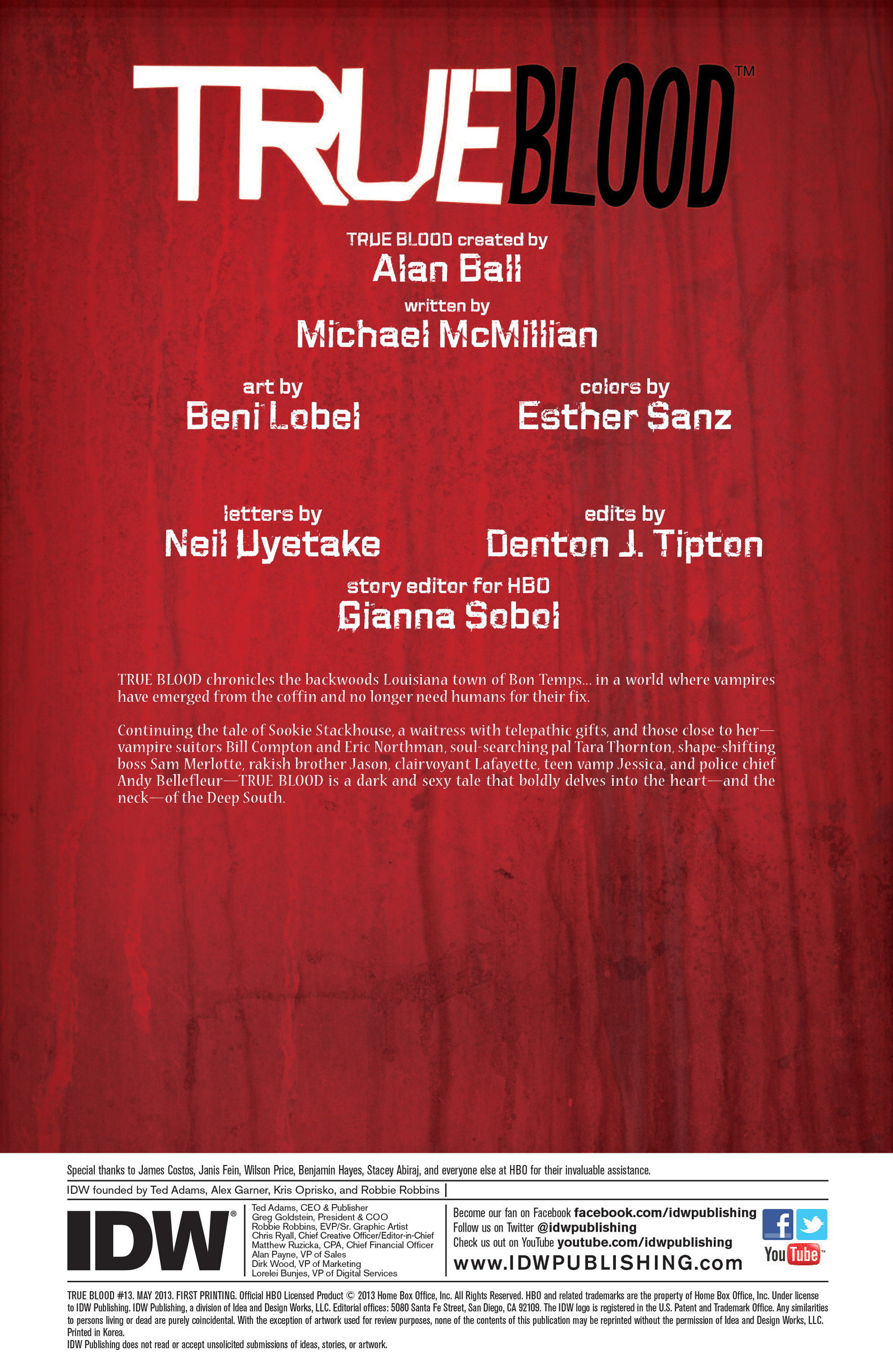 Read online True Blood (2012) comic -  Issue #13 - 3