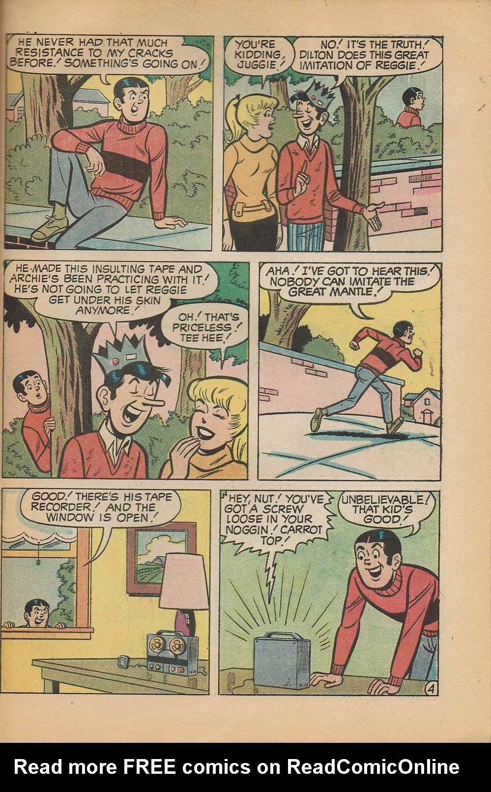 Read online Reggie and Me (1966) comic -  Issue #43 - 31