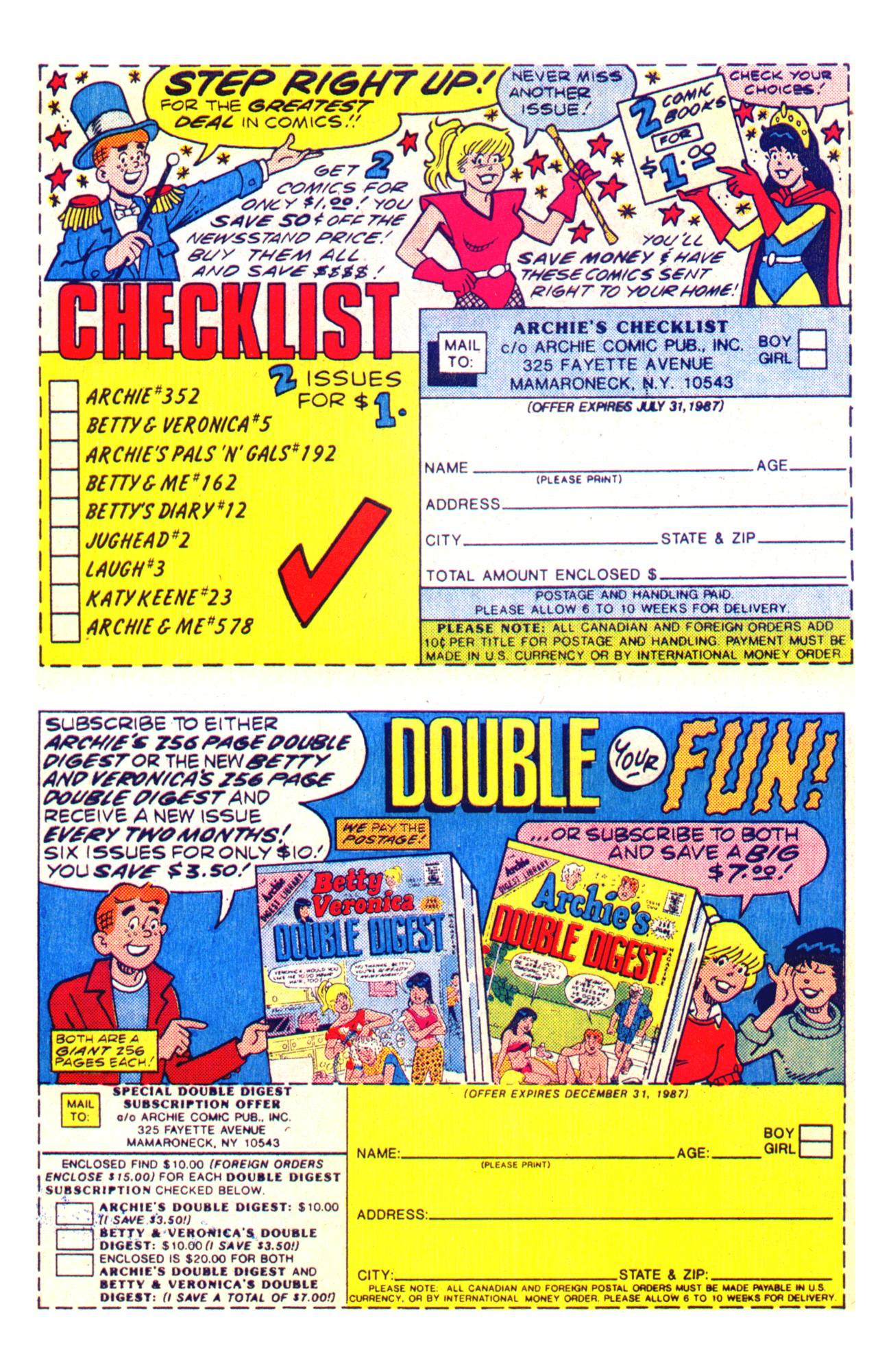 Read online Archie Giant Series Magazine comic -  Issue #575 - 10