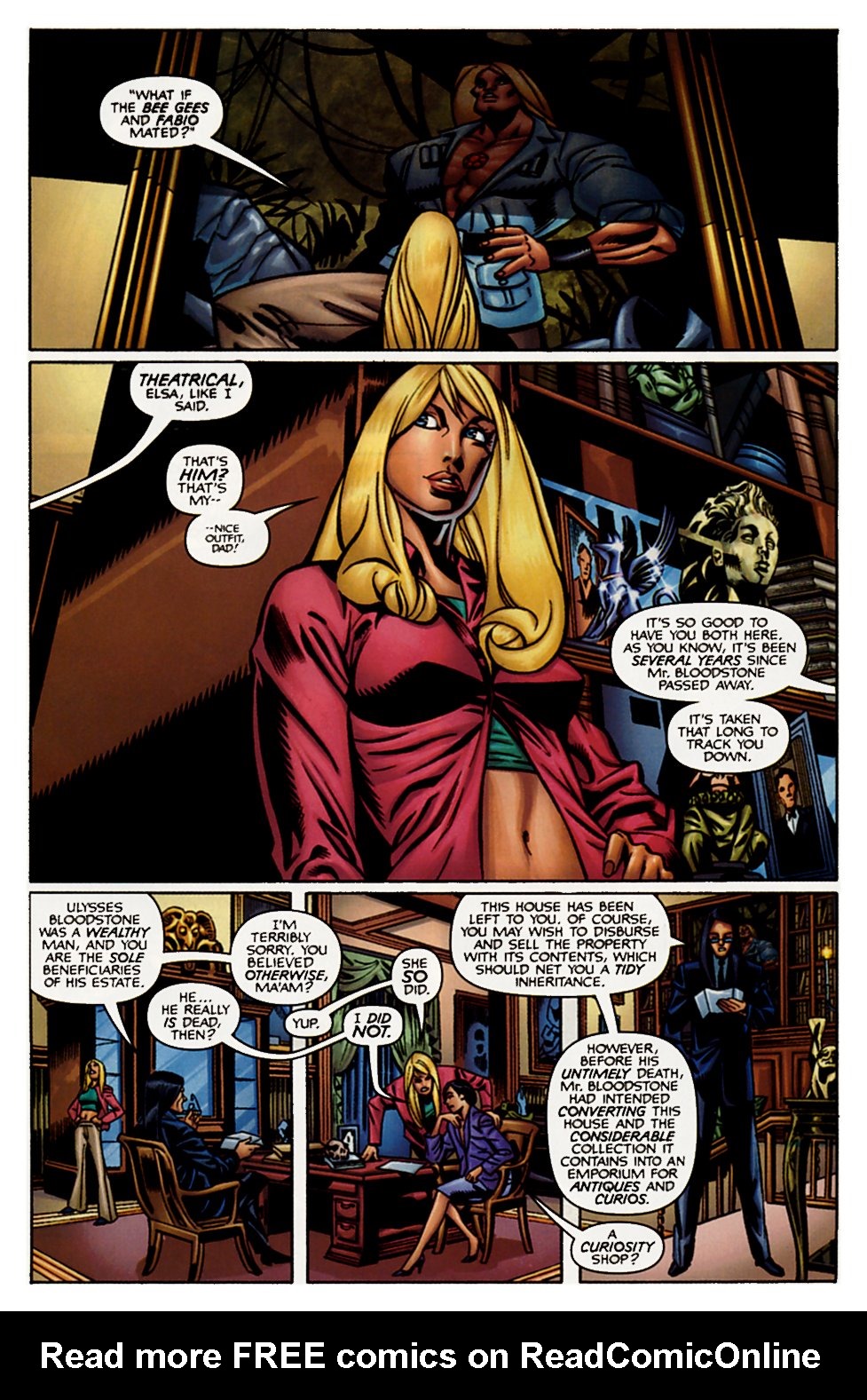 Read online Bloodstone comic -  Issue #1 - 6