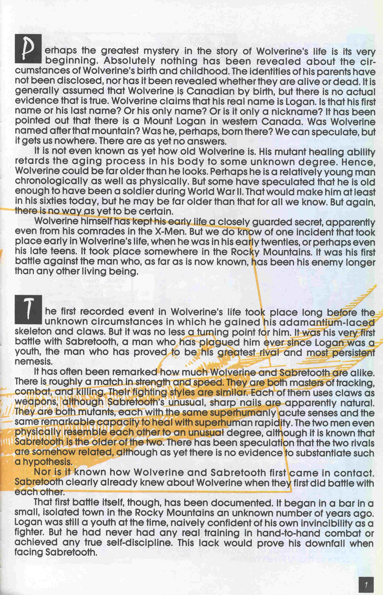 Read online Wolverine Saga comic -  Issue #1 - 7