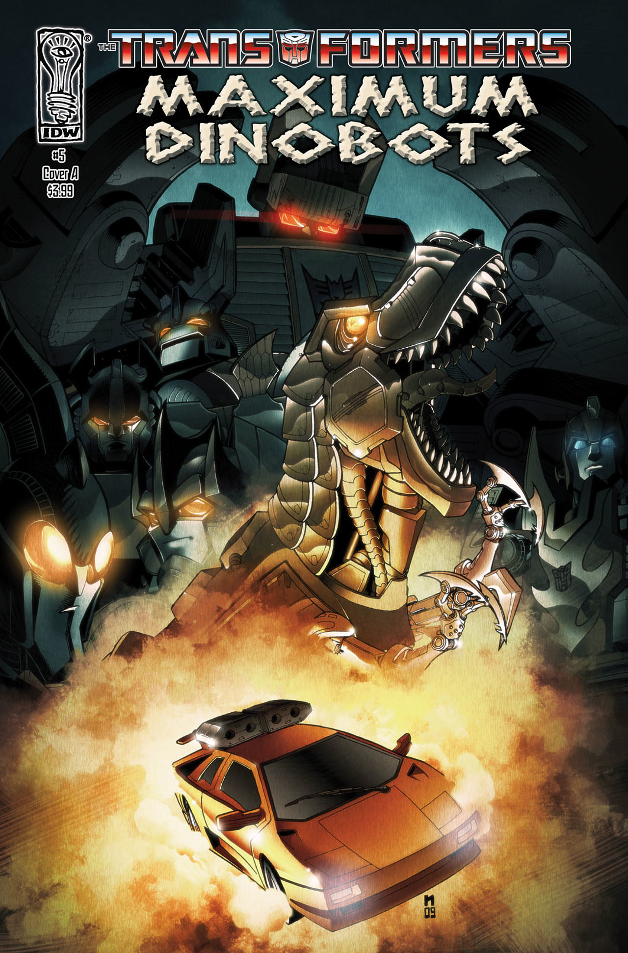 Read online The Transformers: Maximum Dinobots comic -  Issue #5 - 1