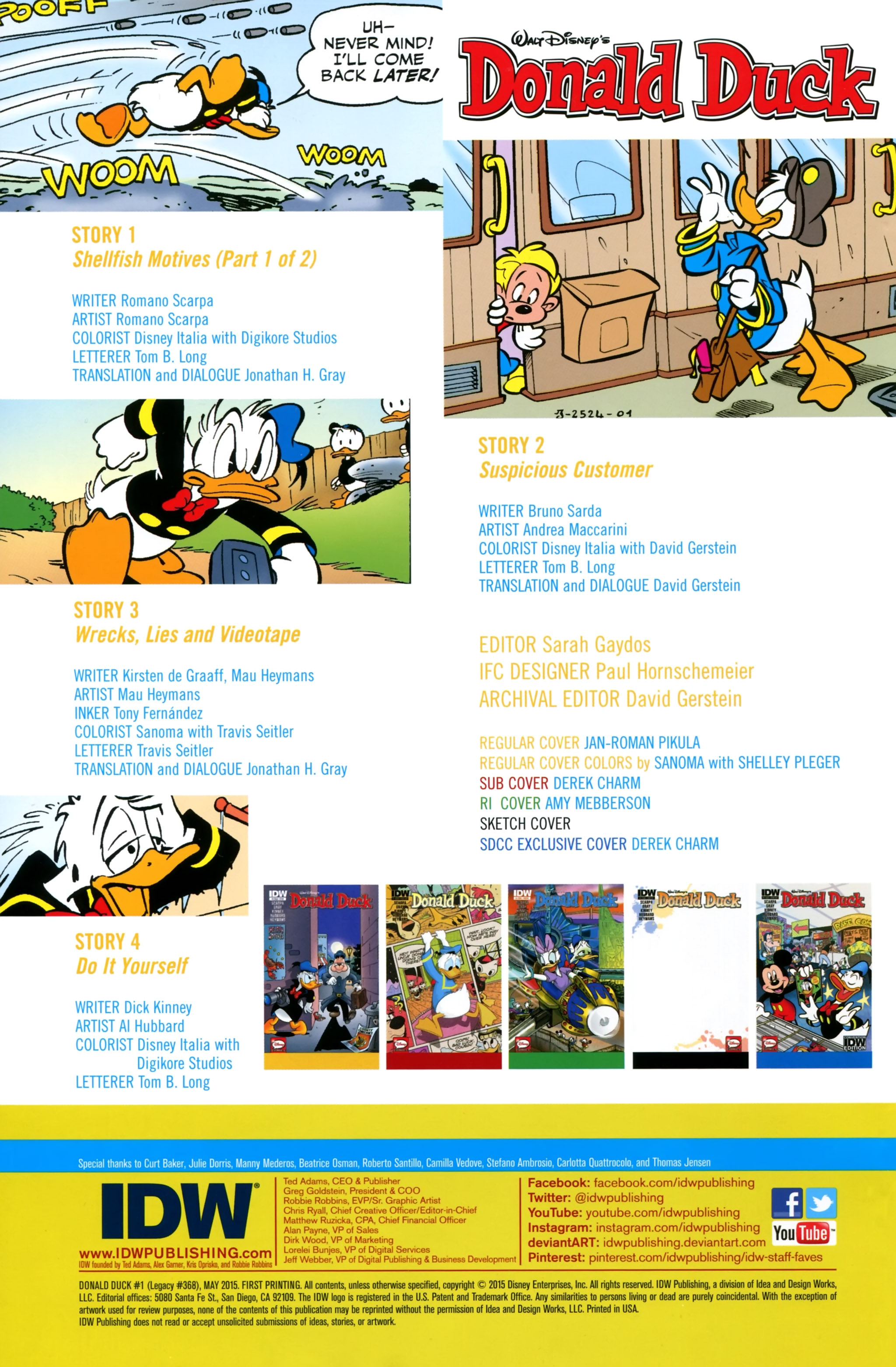 Read online Donald Duck (2015) comic -  Issue #1 - 2