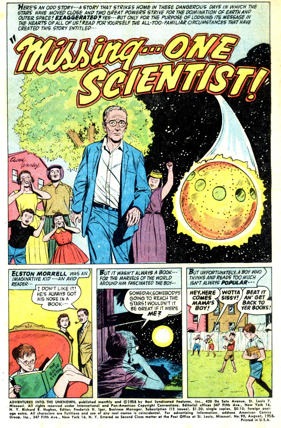 Read online Adventures Into The Unknown comic -  Issue #99 - 3