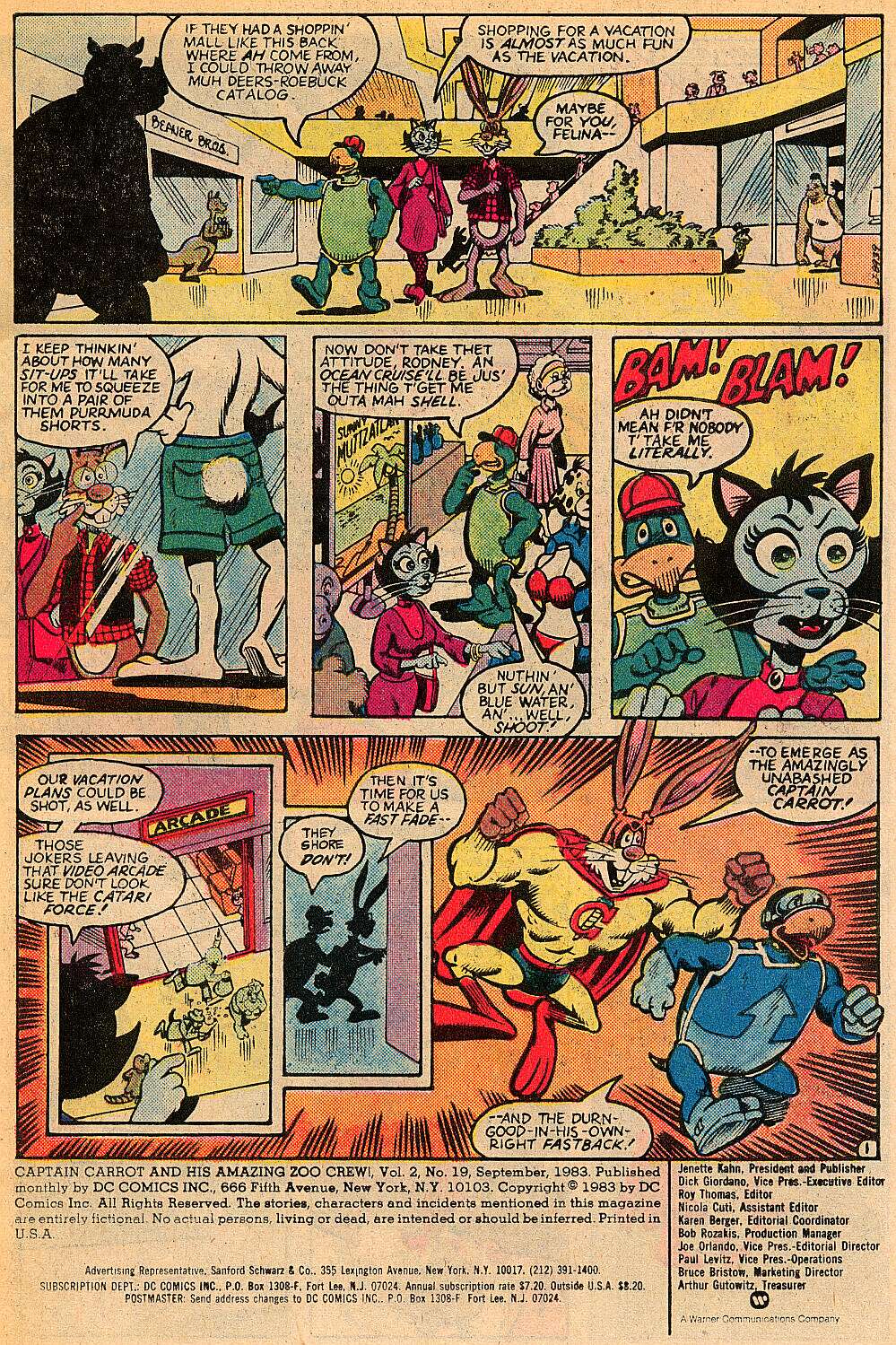 Read online Captain Carrot and His Amazing Zoo Crew! comic -  Issue #19 - 3