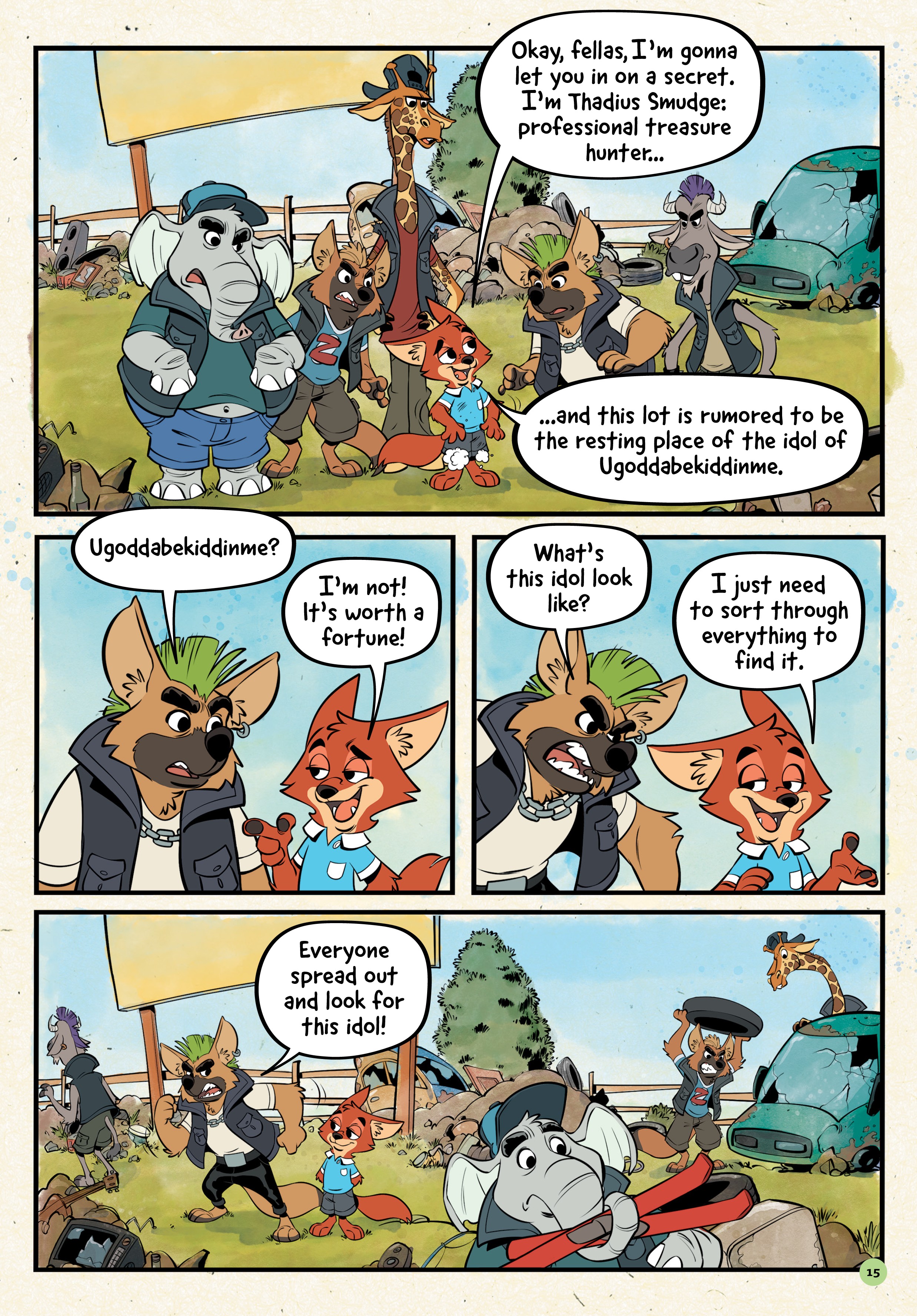 Read online Zootopia: A Hard Day's Work comic -  Issue # Full - 15