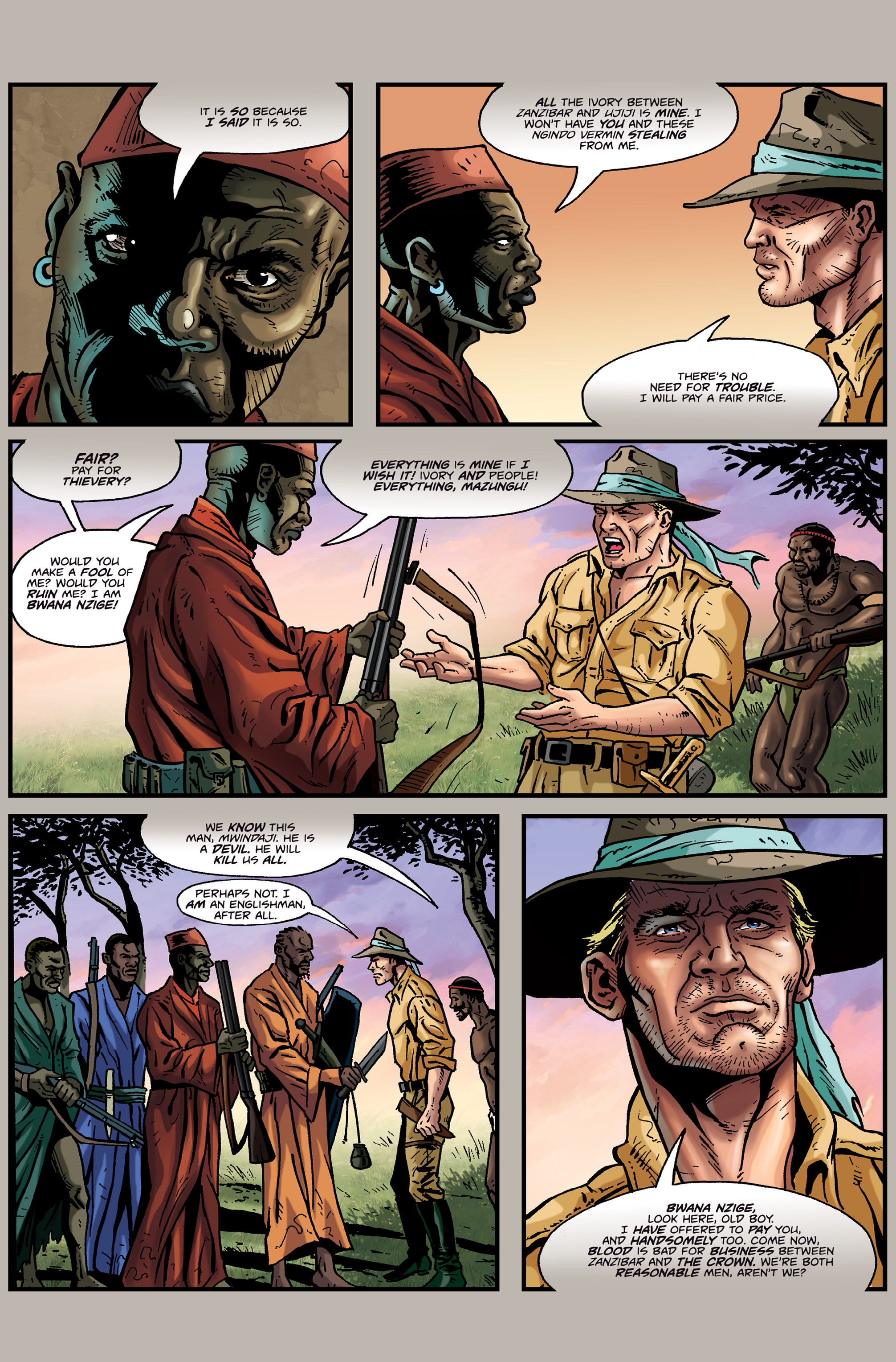 Read online Quatermain comic -  Issue #0 - 8