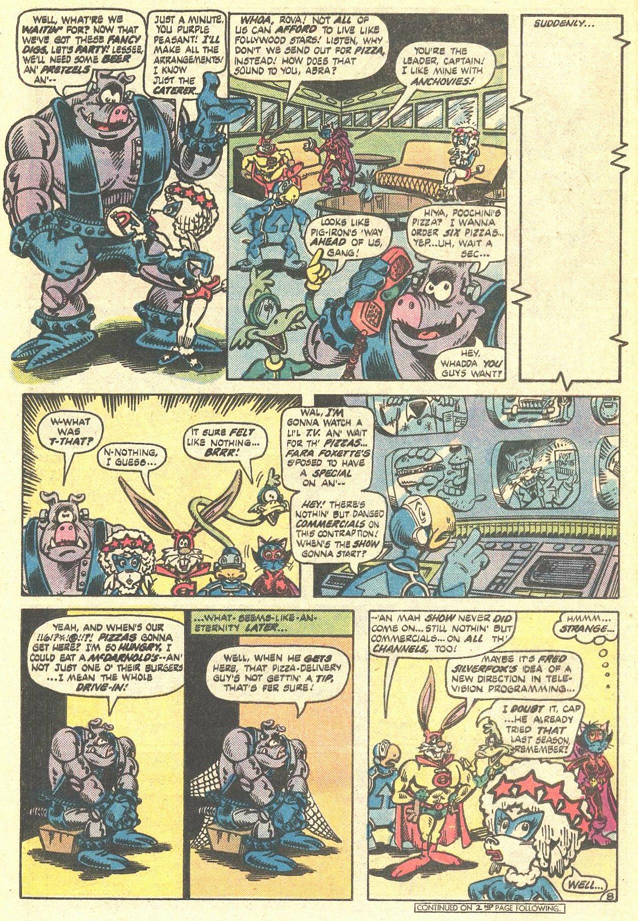 Read online Captain Carrot and His Amazing Zoo Crew! comic -  Issue #8 - 9