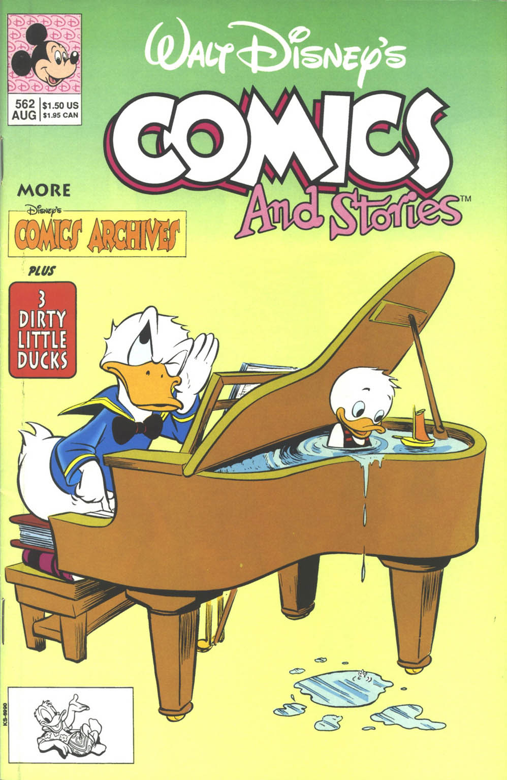 Read online Walt Disney's Comics and Stories comic -  Issue #562 - 1