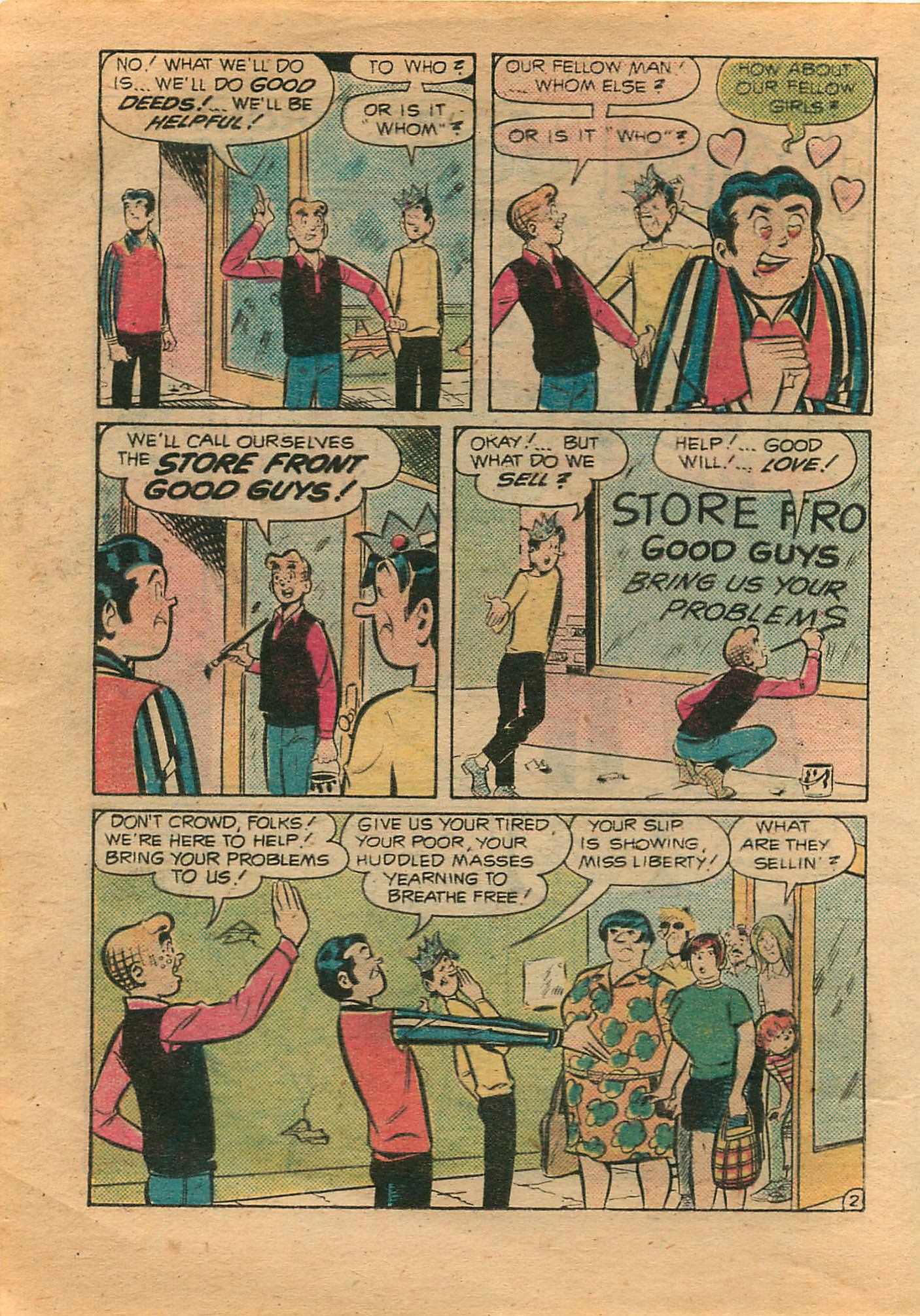Read online Jughead Jones Comics Digest comic -  Issue #16 - 98