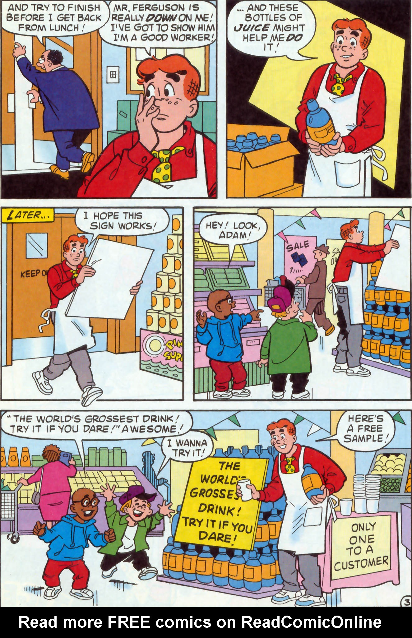 Read online Archie (1960) comic -  Issue #470 - 4