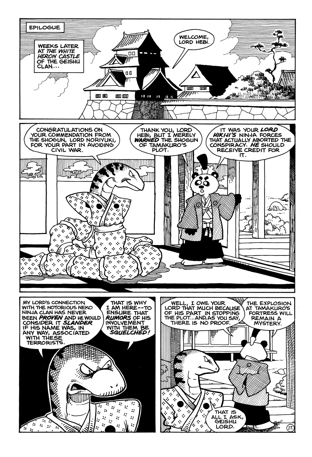 Read online Usagi Yojimbo (1987) comic -  Issue #18 - 29
