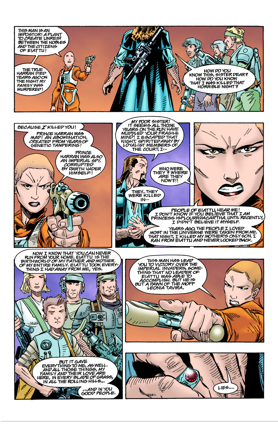 Read online Star Wars: X-Wing Rogue Squadron comic -  Issue #16 - 17