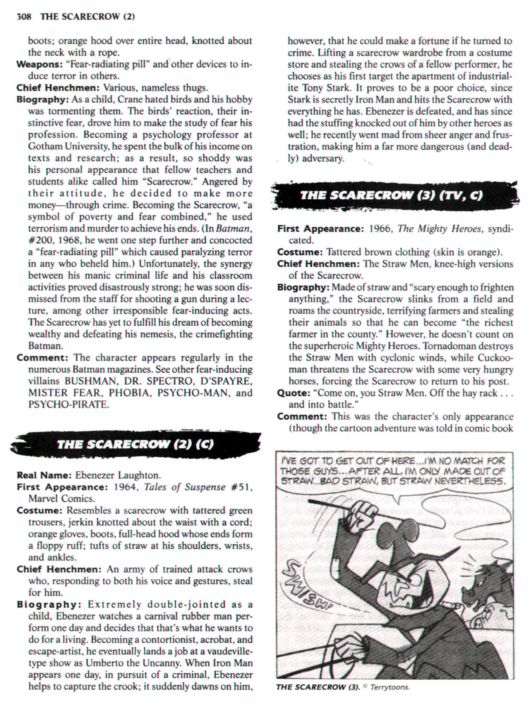 Read online The Encyclopedia of Super Villains comic -  Issue # TPB (Part 2) - 91