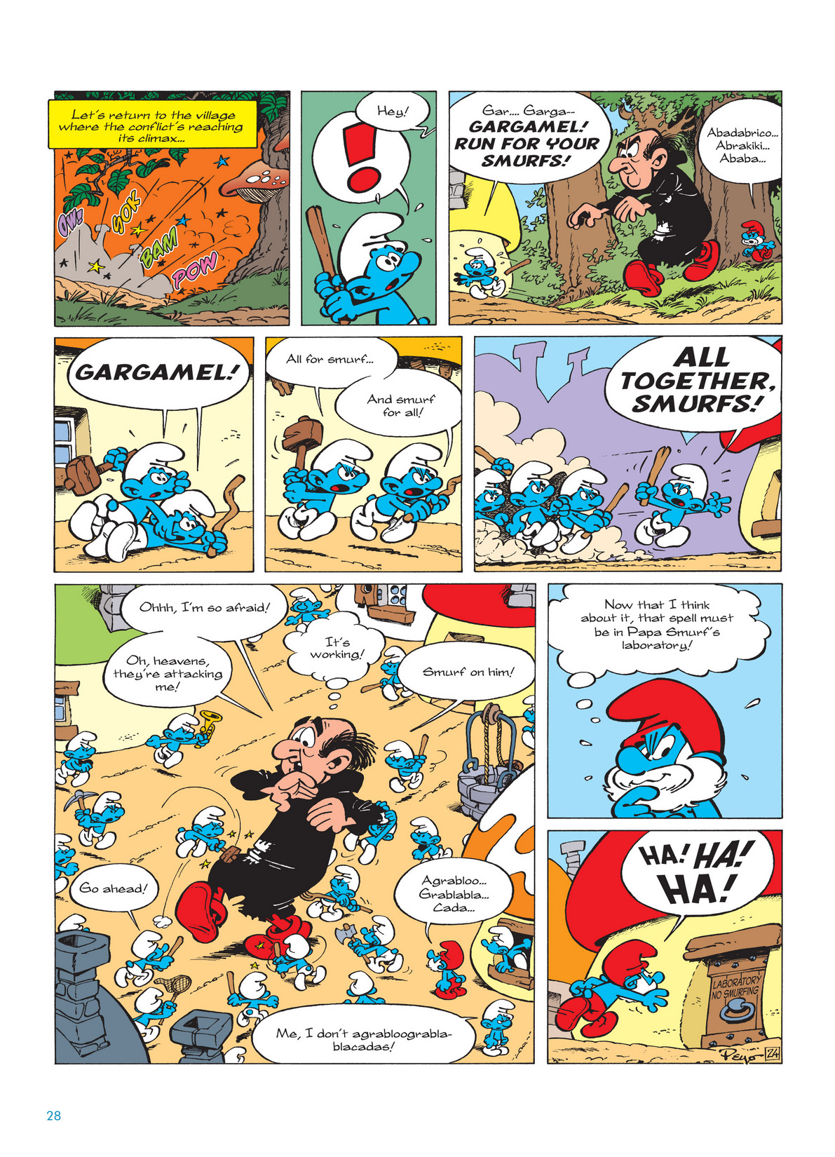 Read online The Smurfs comic -  Issue #12 - 28
