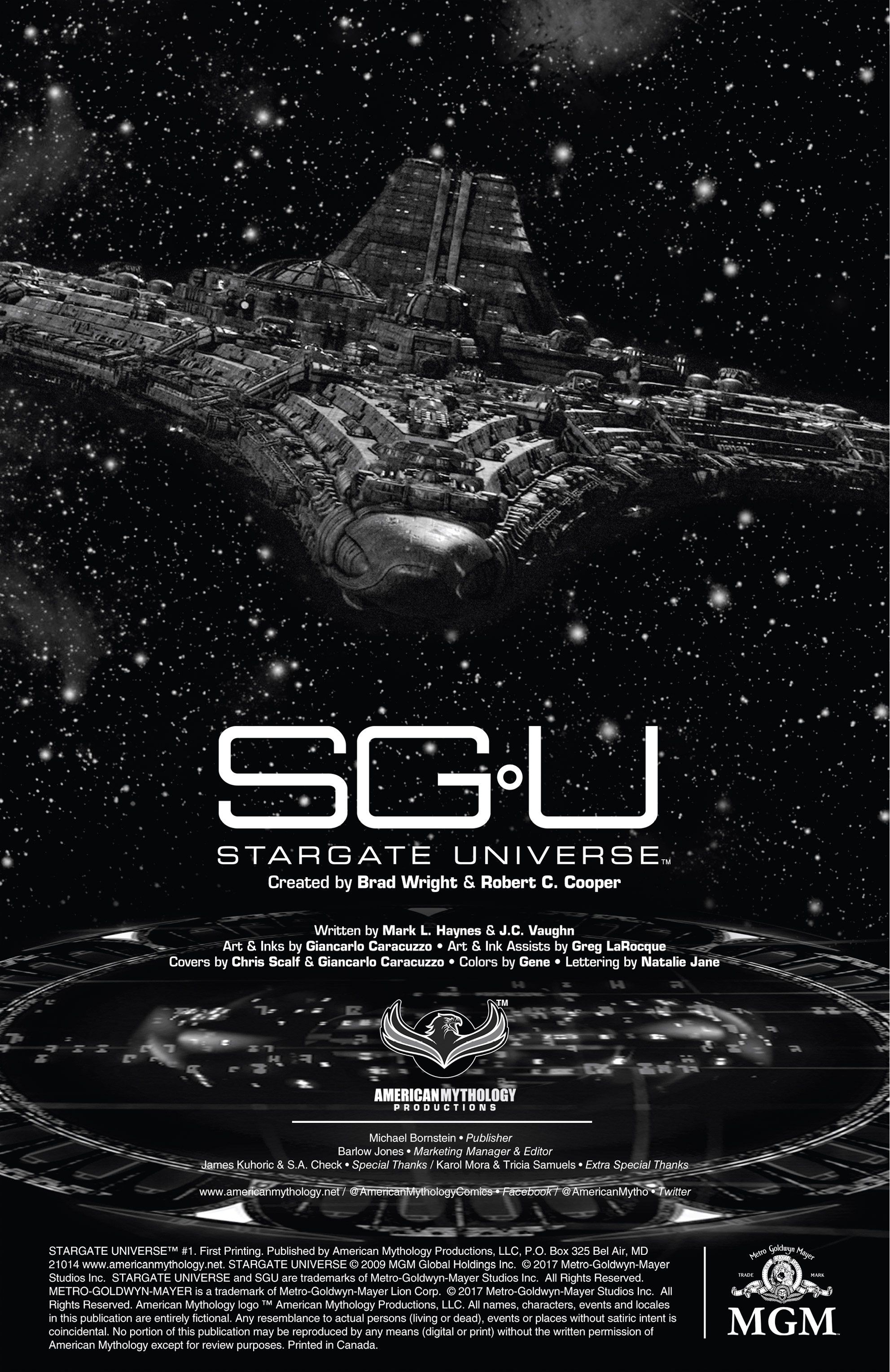Read online Stargate Universe comic -  Issue #1 - 2