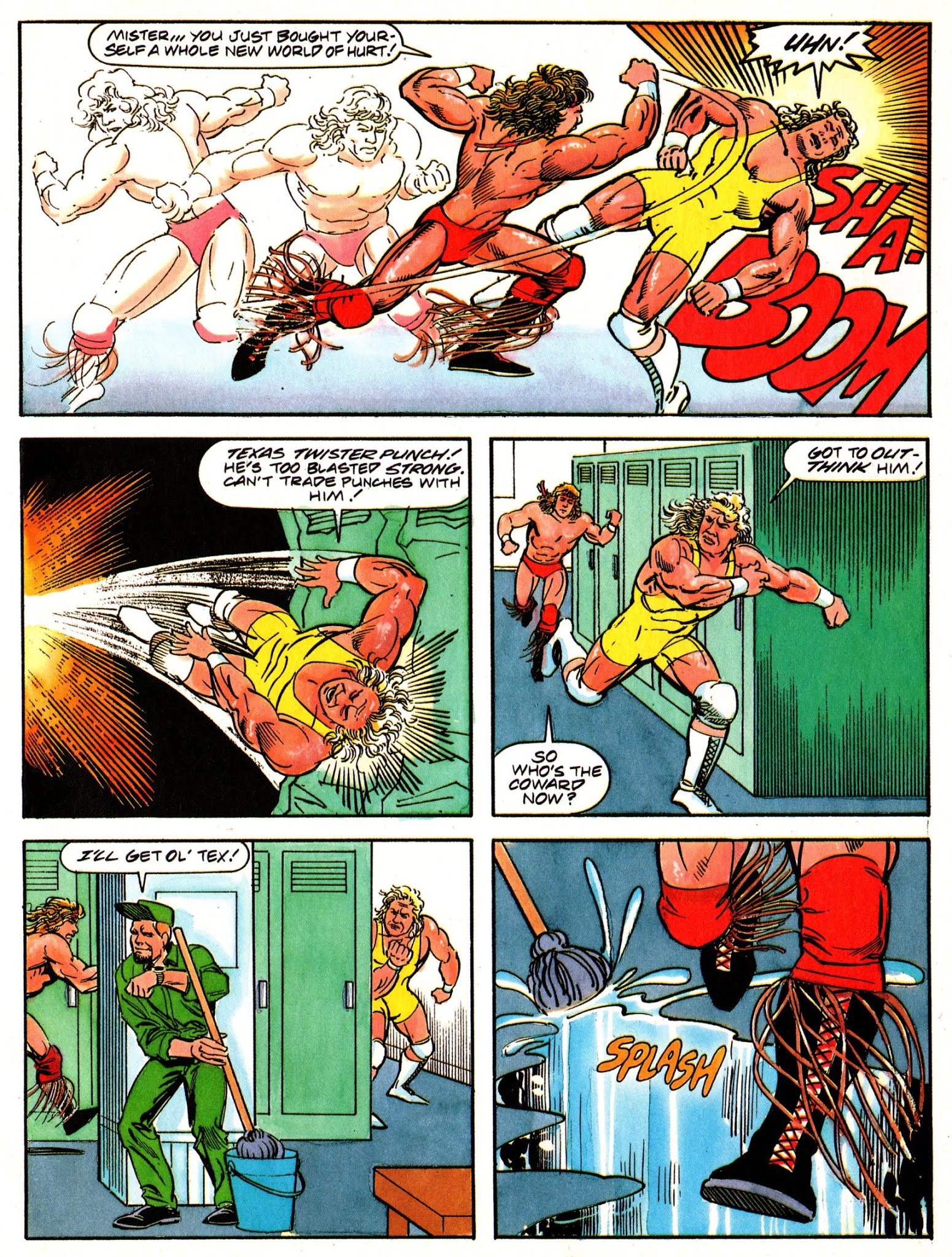 Read online WWF Battlemania comic -  Issue #1 - 17