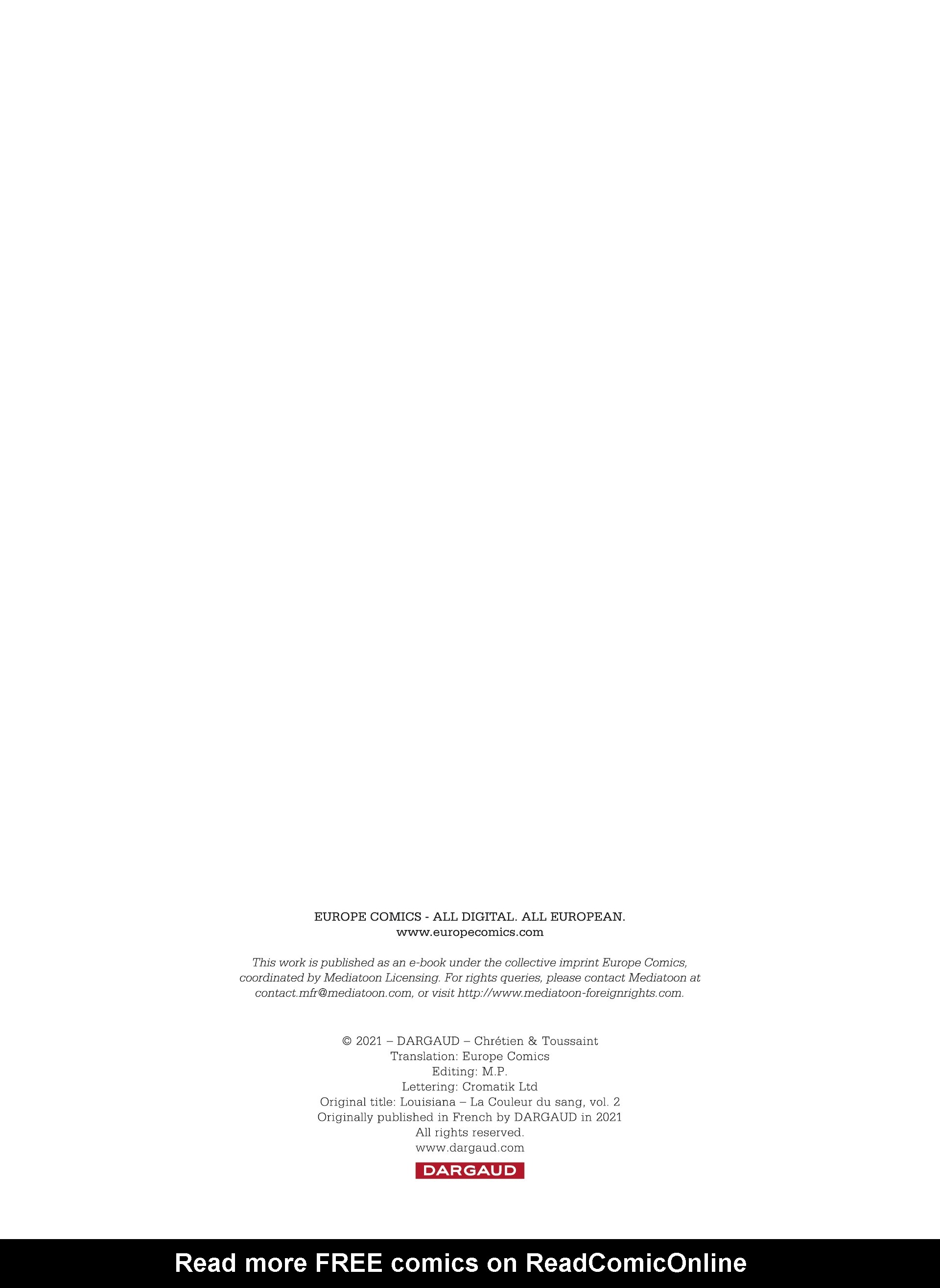 Read online Louisiana: The Color of Blood comic -  Issue #2 - 59