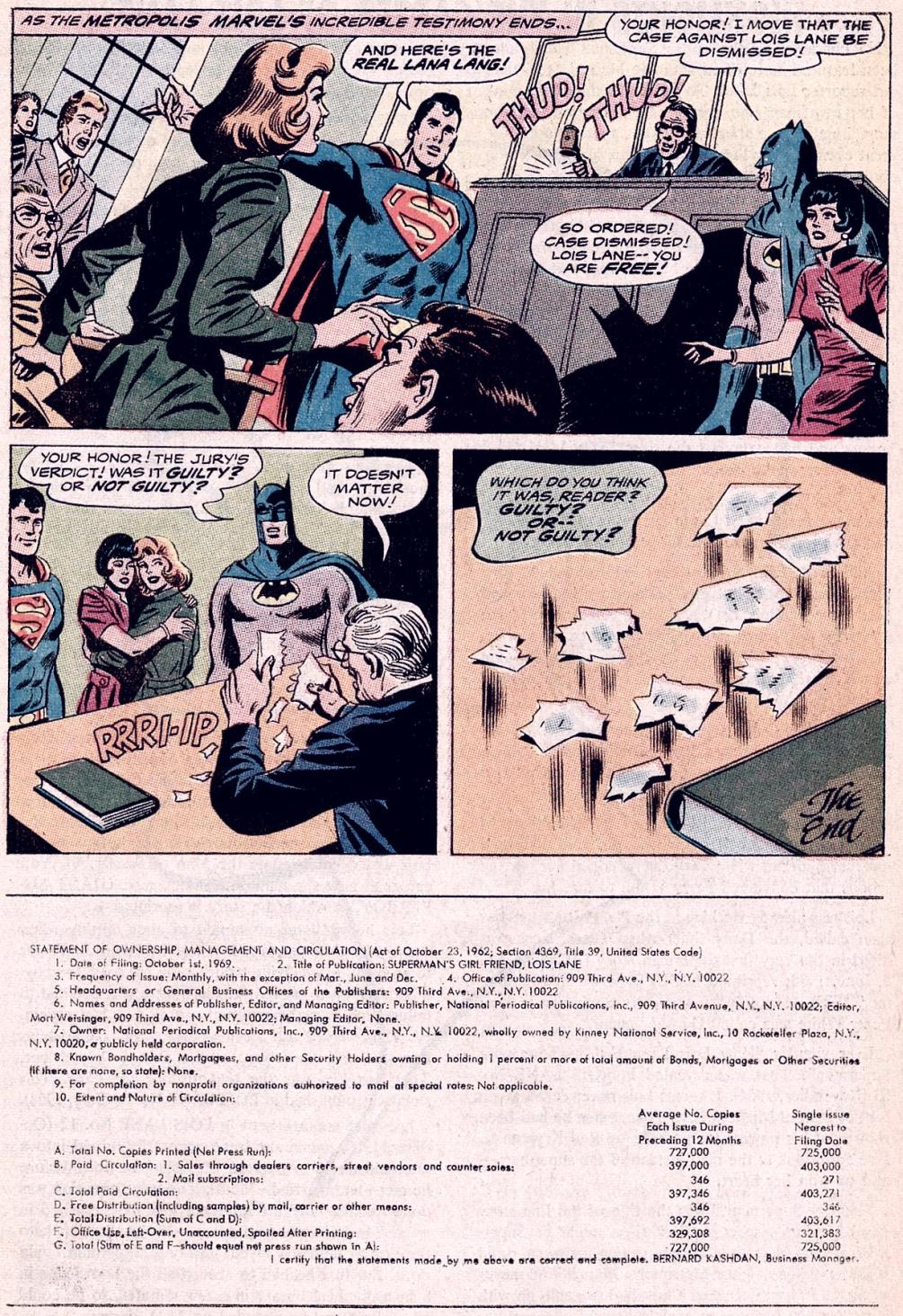Superman's Girl Friend, Lois Lane issue 100 - Page 19
