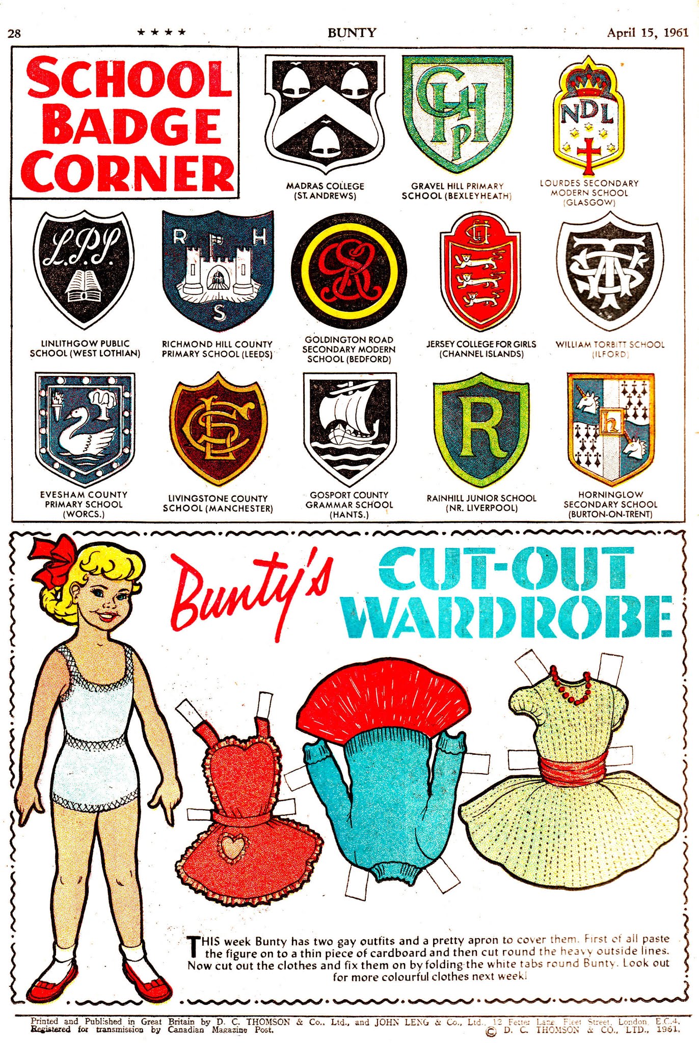 Read online Bunty comic -  Issue #170 - 28
