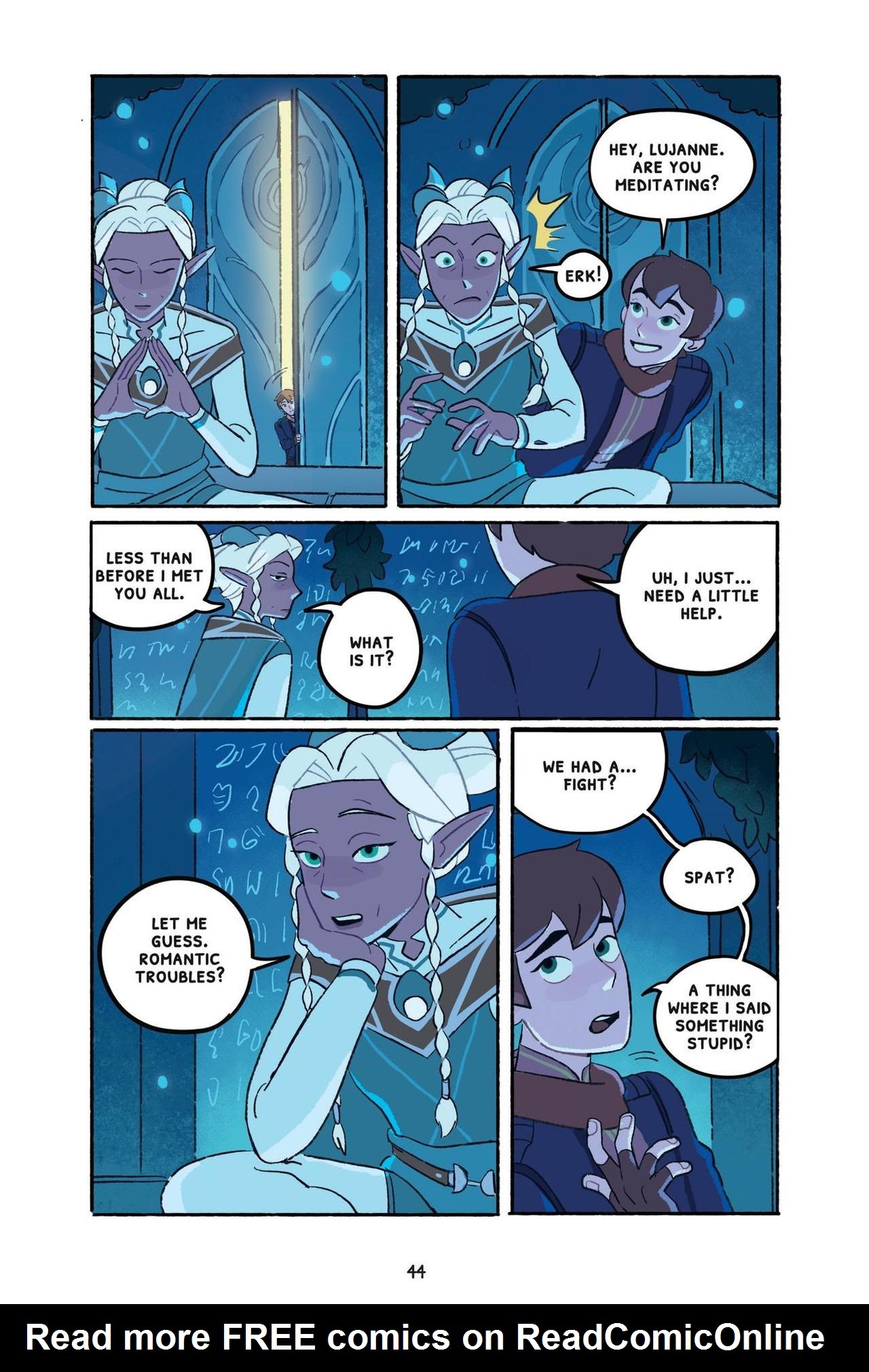 Read online Through the Moon: The Dragon Prince Graphic Novel comic -  Issue # TPB - 48