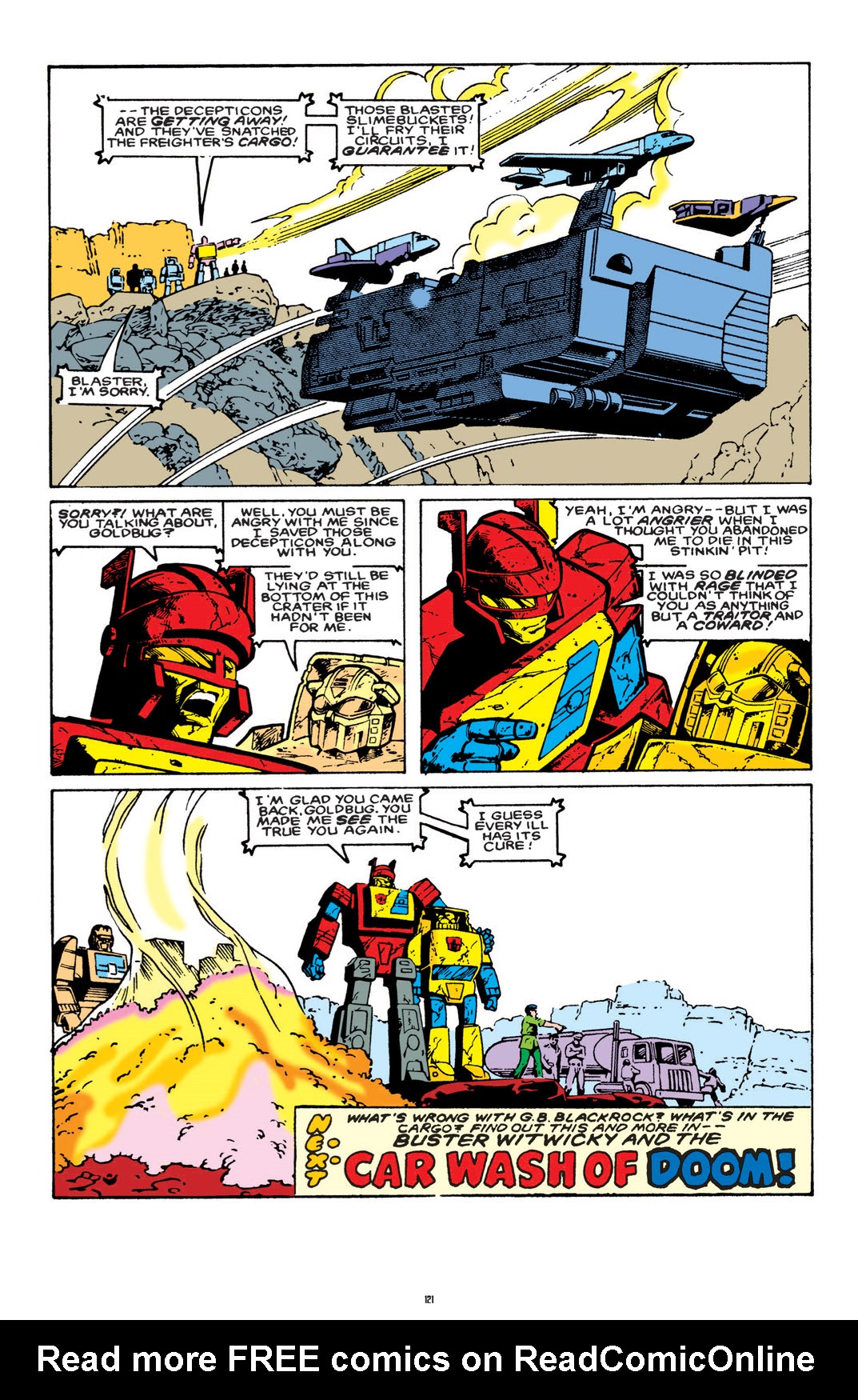 Read online The Transformers Classics comic -  Issue # TPB 3 - 122