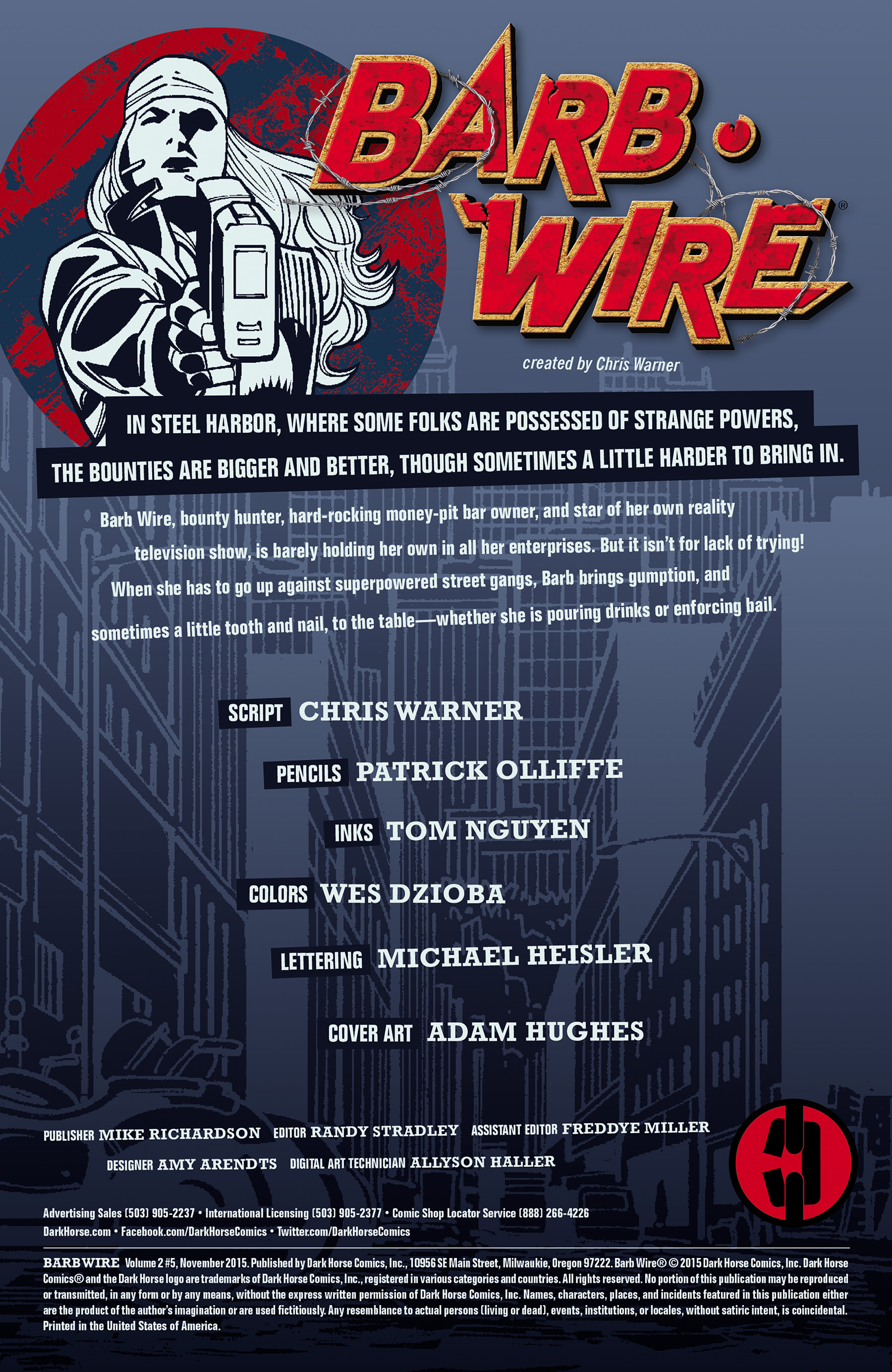 Read online Barb Wire (2015) comic -  Issue #5 - 2