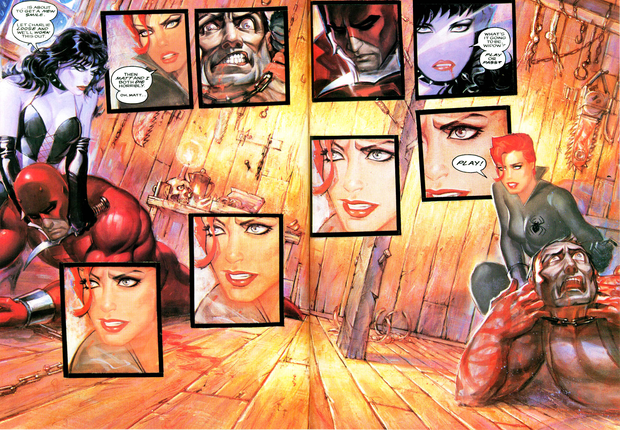 Read online Marvel Graphic Novel comic -  Issue #75 - Daredevil Black Widow - Abattoir - 52