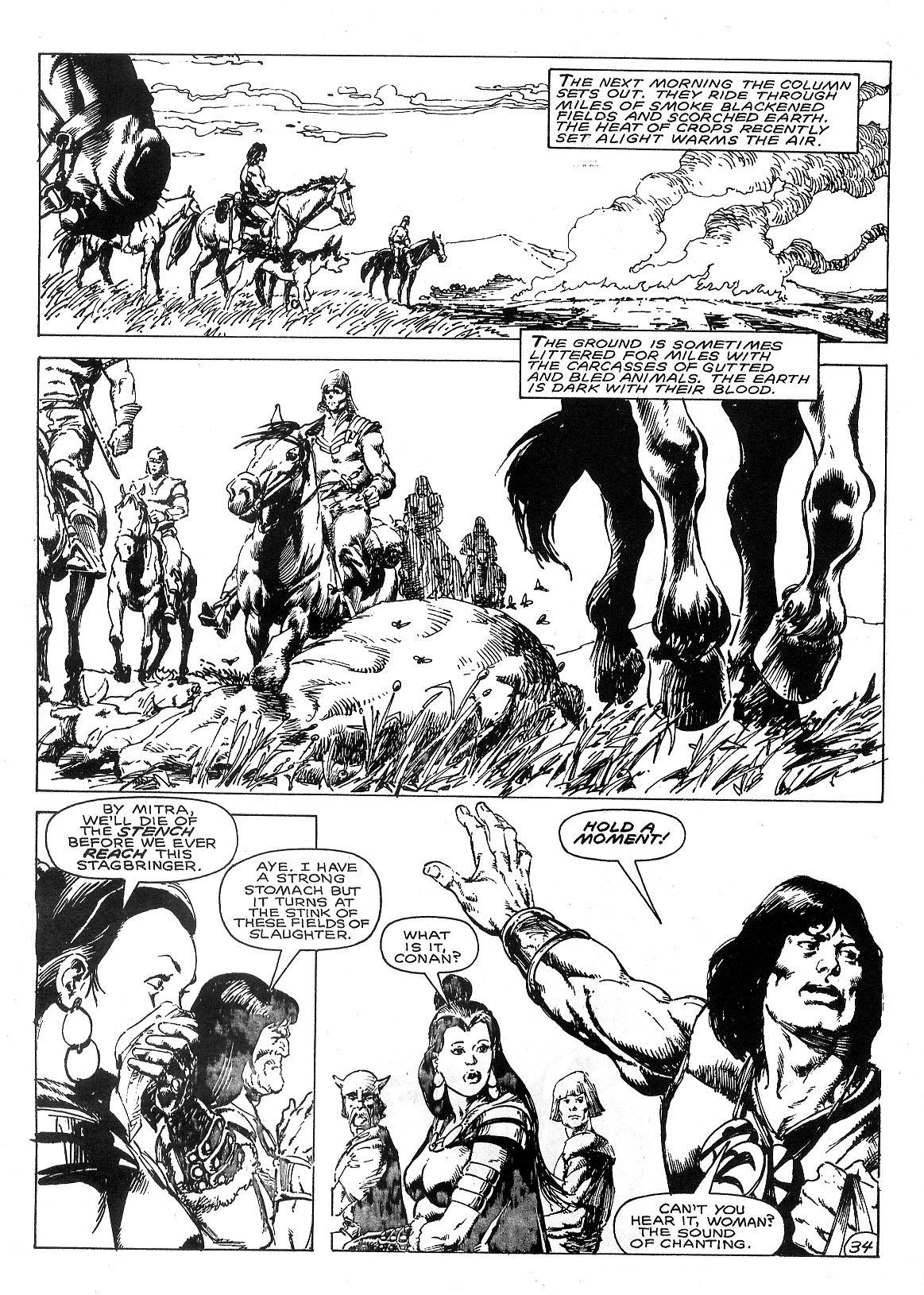 Read online The Savage Sword Of Conan comic -  Issue #145 - 40