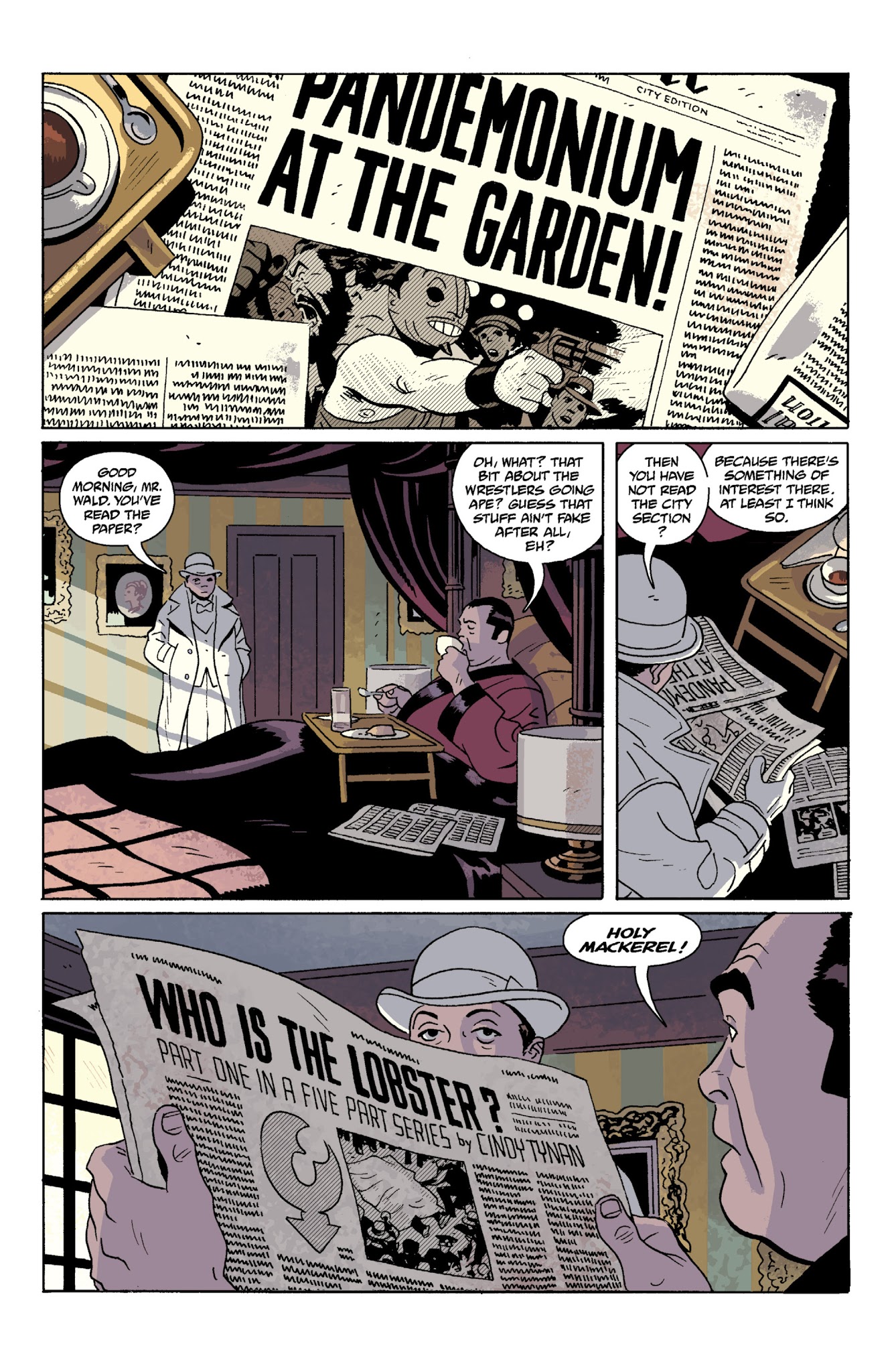 Read online Lobster Johnson: Get the Lobster comic -  Issue # TPB - 16